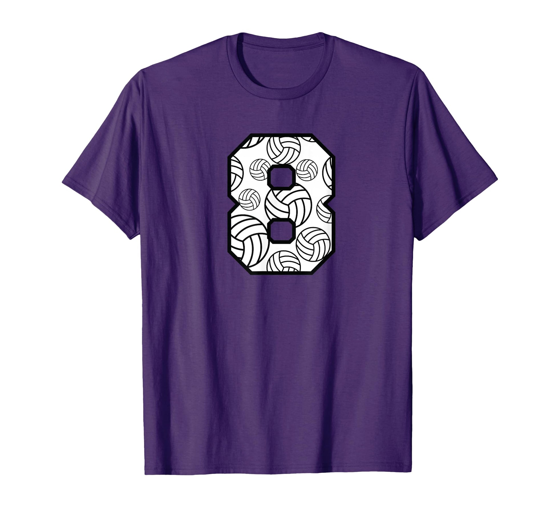 Volleyball 8 Player Number 8 T-Shirt - Streetwear Style Men Women - T-Shirt, Sweatshirt, Hoodie
