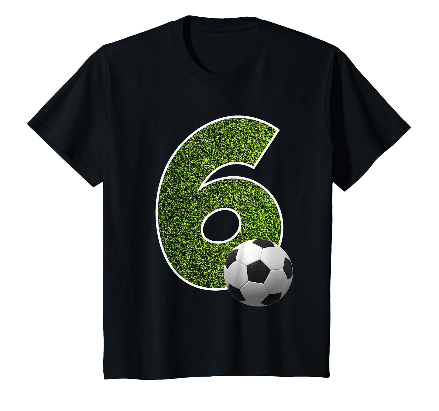 Number 6 Years Soccer 6Th Birthday T-Shirt - Unique Graphic Men Women - T-Shirt, Sweatshirt, Hoodie