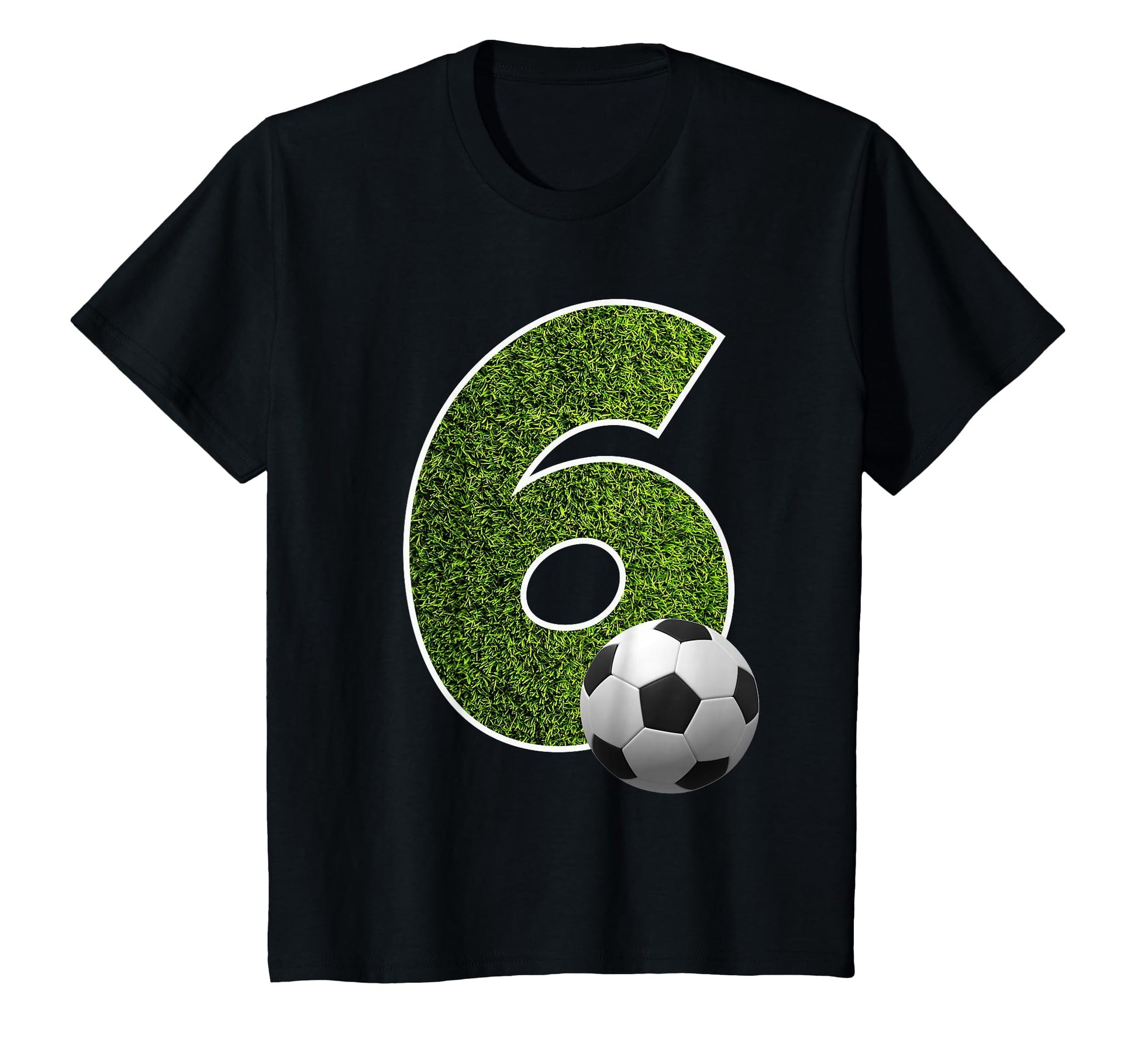Number 6 Years Soccer 6Th Birthday T-Shirt - Unique Graphic Men Women - T-Shirt, Sweatshirt, Hoodie