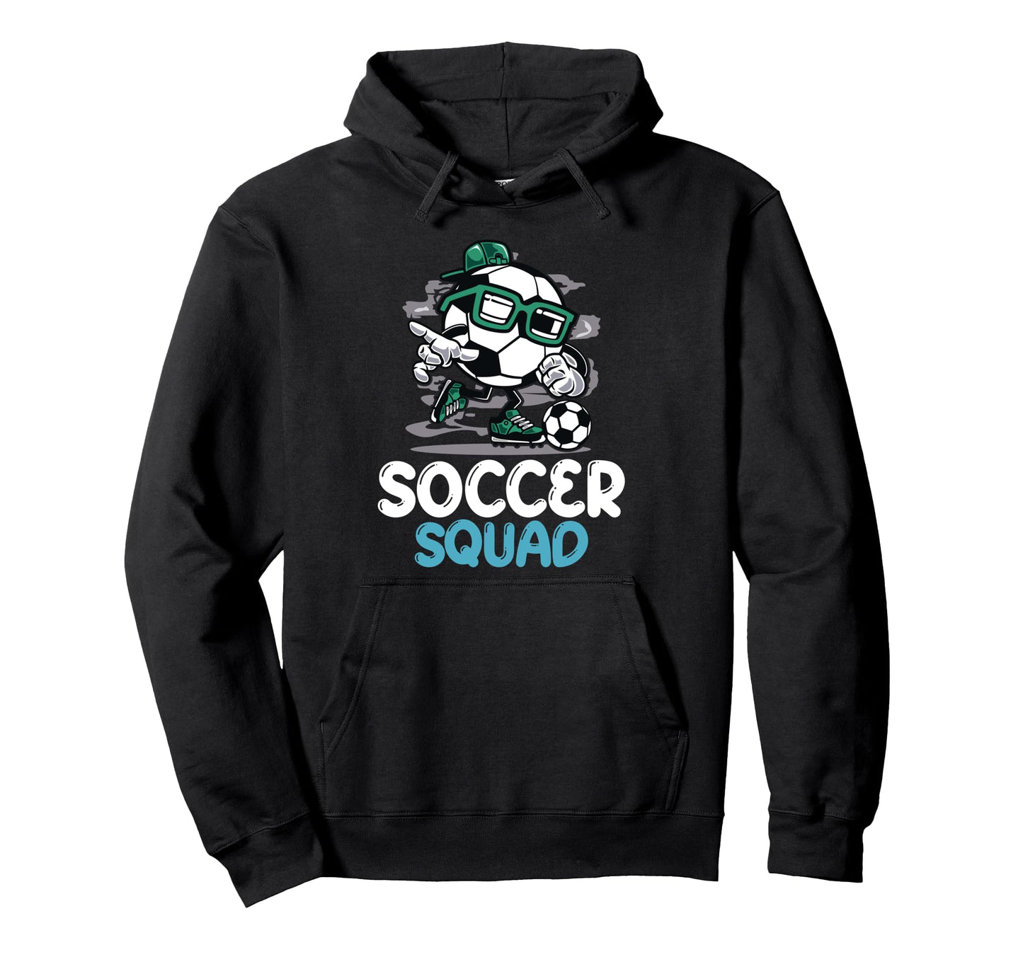 Soccer Squad Funny Football Player Hoodie - Aesthetic Graphic for Adults - T-Shirt, Sweatshirt, Hoodie