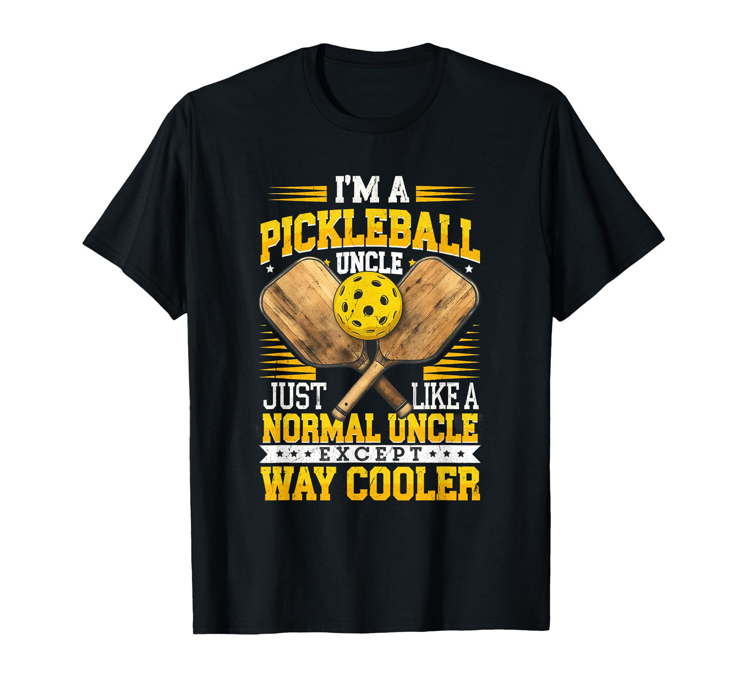 Im Pickleball Uncle Just Like Normal T-Shirt - Custom Art Print Men Women - T-Shirt, Sweatshirt, Hoodie