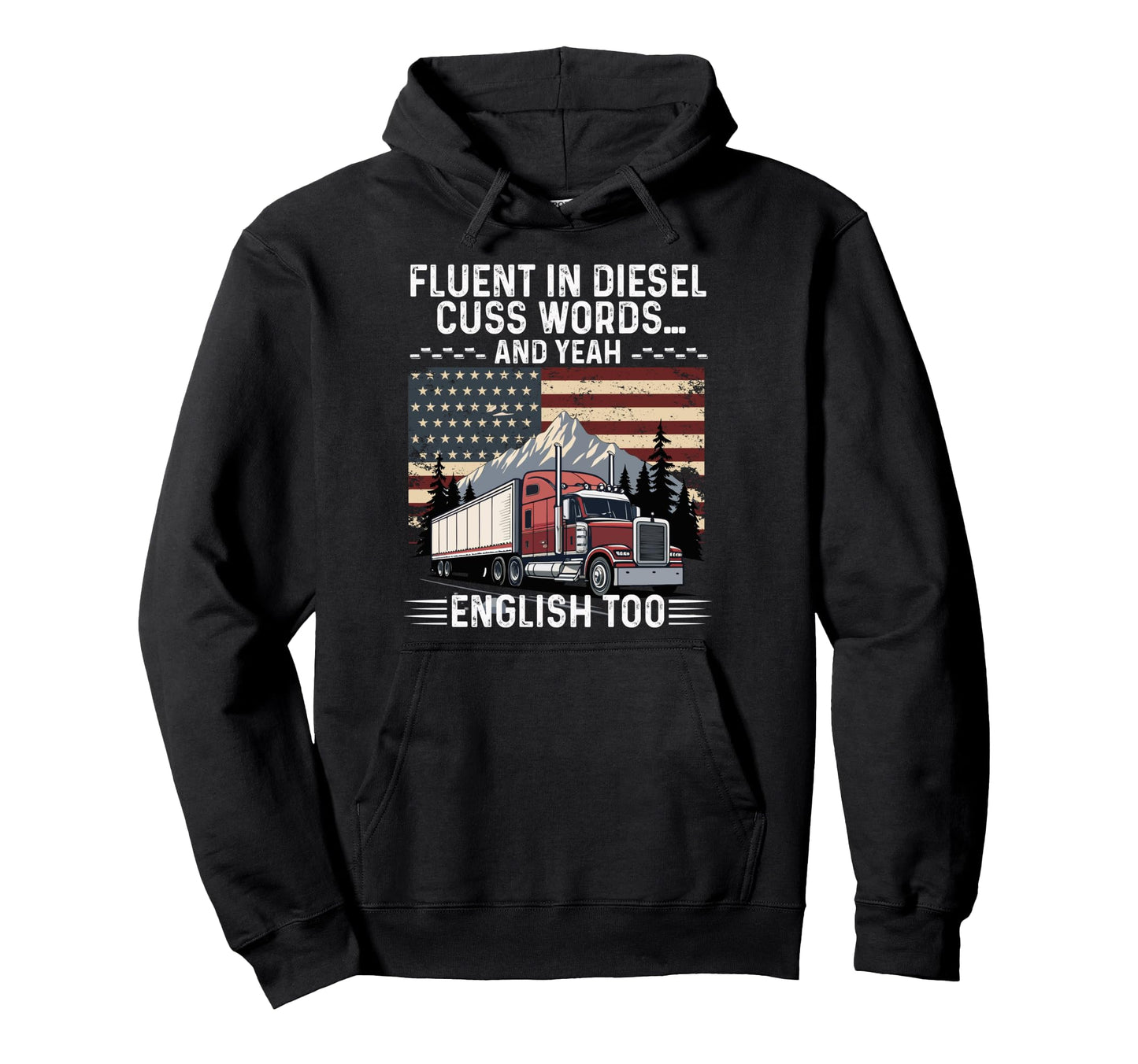 Funny Truck Driver Art Dad Joke Hoodie - Trendy Graphic Unisex - T-Shirt, Sweatshirt, Hoodie
