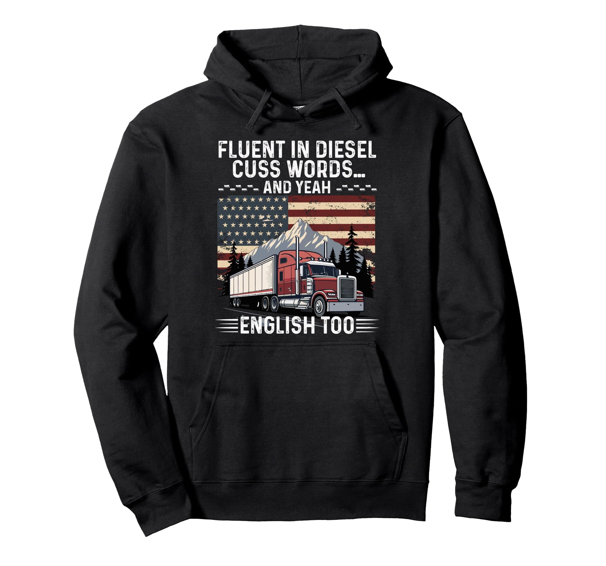 Funny Truck Driver Art Dad Joke Hoodie - Trendy Graphic Unisex - T-Shirt, Sweatshirt, Hoodie