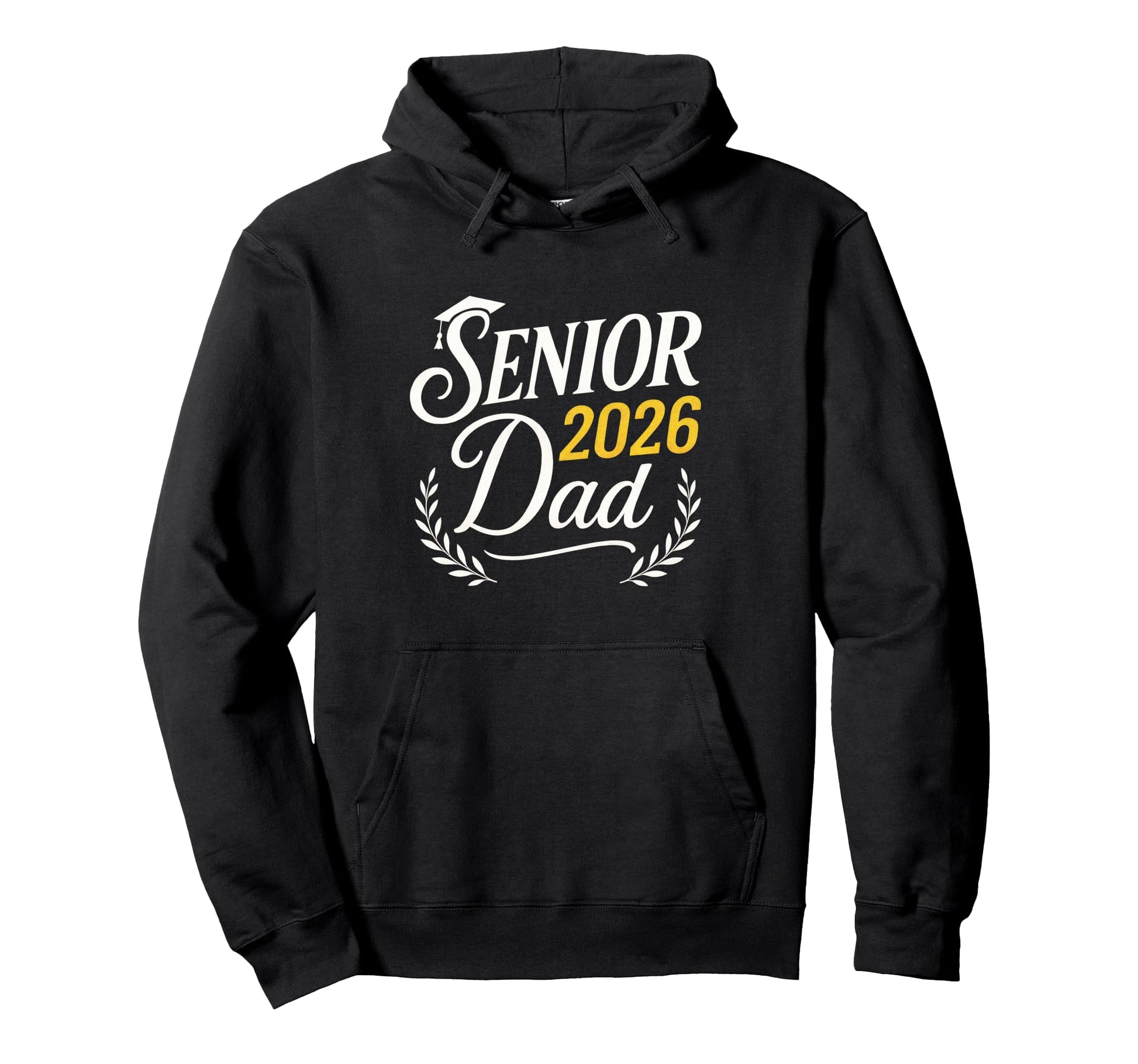 Senior Dad 2026 Proud Graduate Family Hoodie - Aesthetic Graphic for Adults - T-Shirt, Sweatshirt, Hoodie