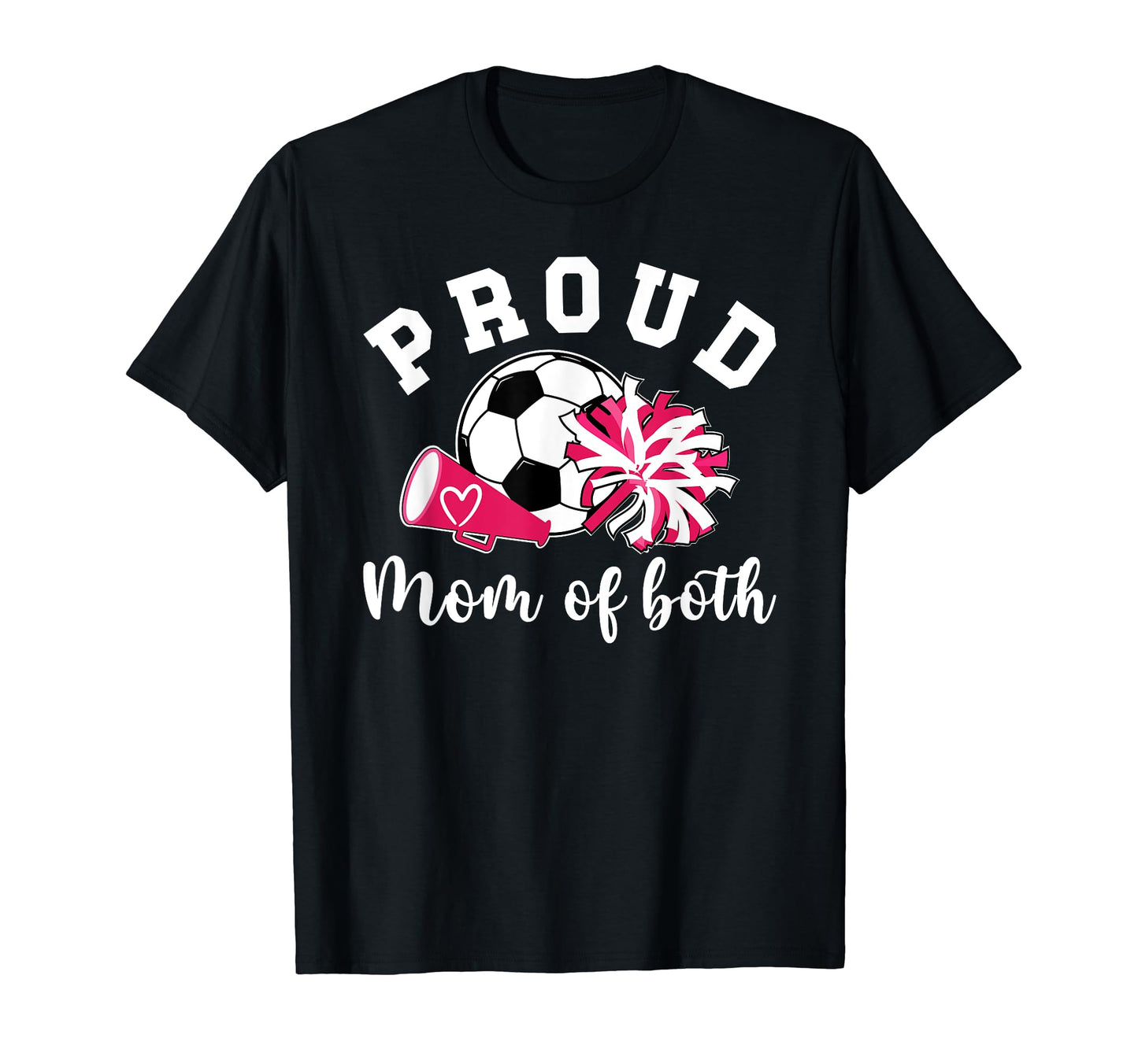 Proud Cheerleader Soccer Player Mom Hoodie - Graphic Print Men Women - T-Shirt, Sweatshirt, Hoodie