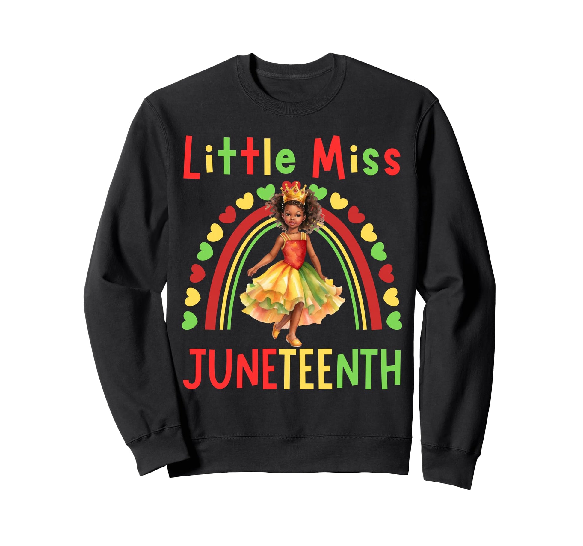 Juneteenth Melanin Black Dad Brown Sweatshirt - Custom Art Print Men Women - T-Shirt, Sweatshirt, Hoodie