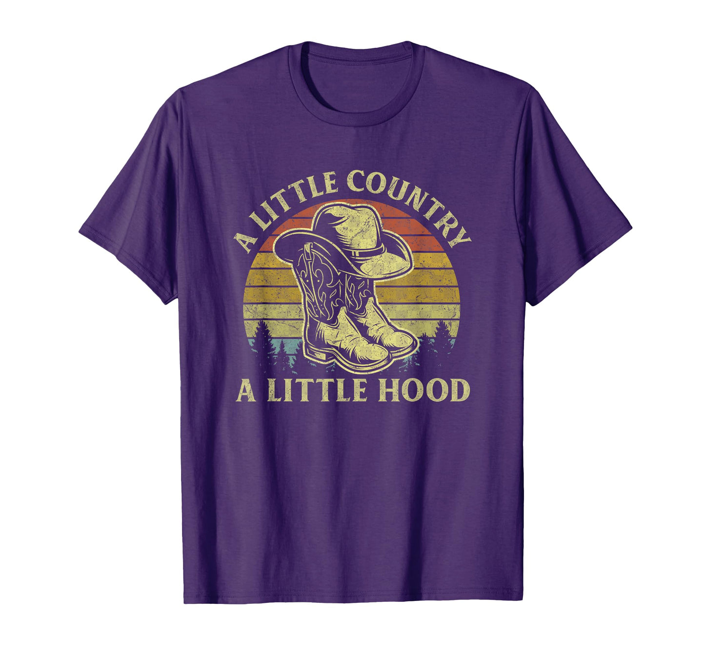 Little Country Little Hood Cowboy Hat T-Shirt - Fun Novelty Design Unisex - T-Shirt, Sweatshirt, Hoodie