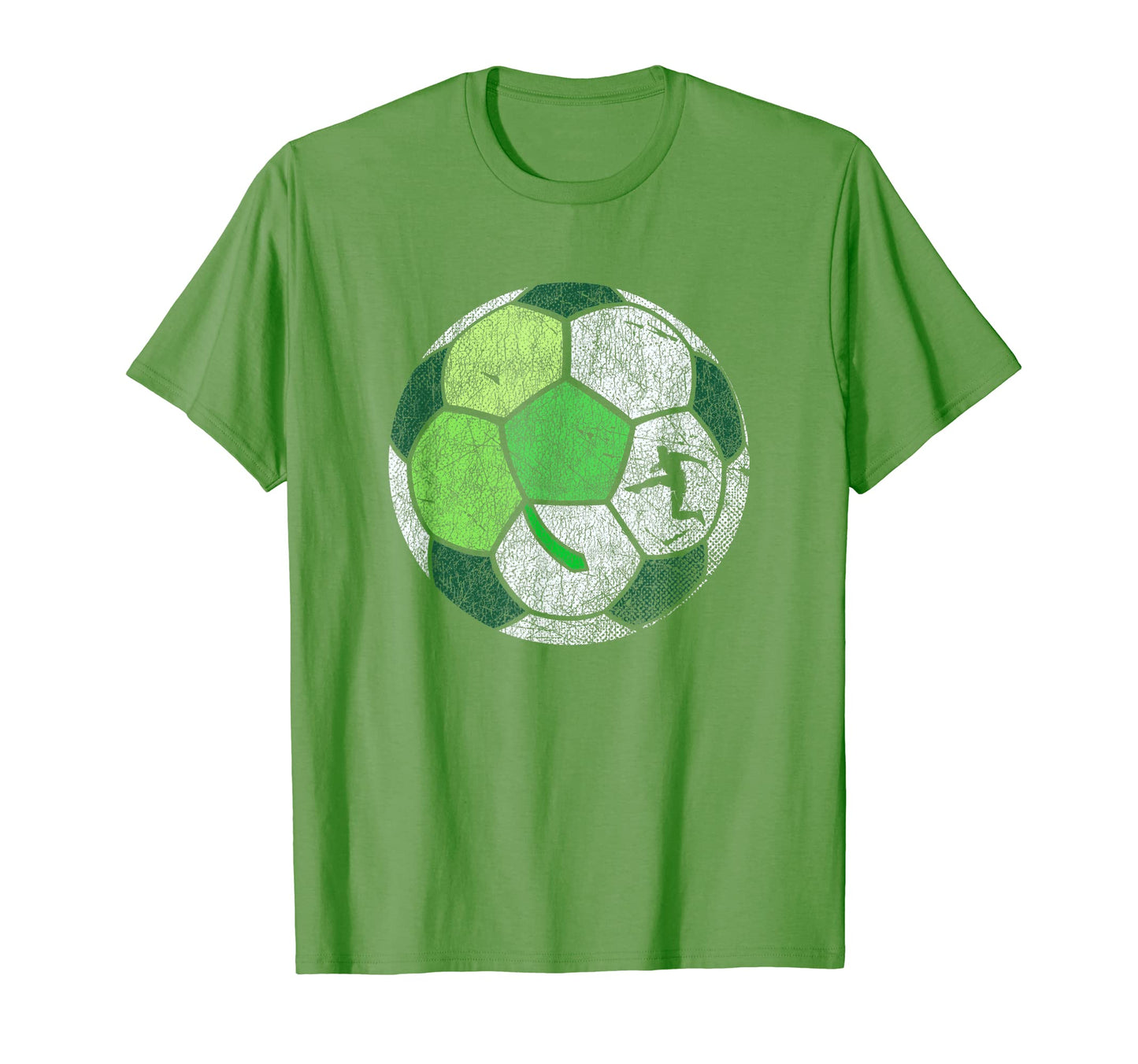 Soccer Shamrock Ball St Patricks Day T-Shirt - Aesthetic Graphic Unisex - T-Shirt, Sweatshirt, Hoodie
