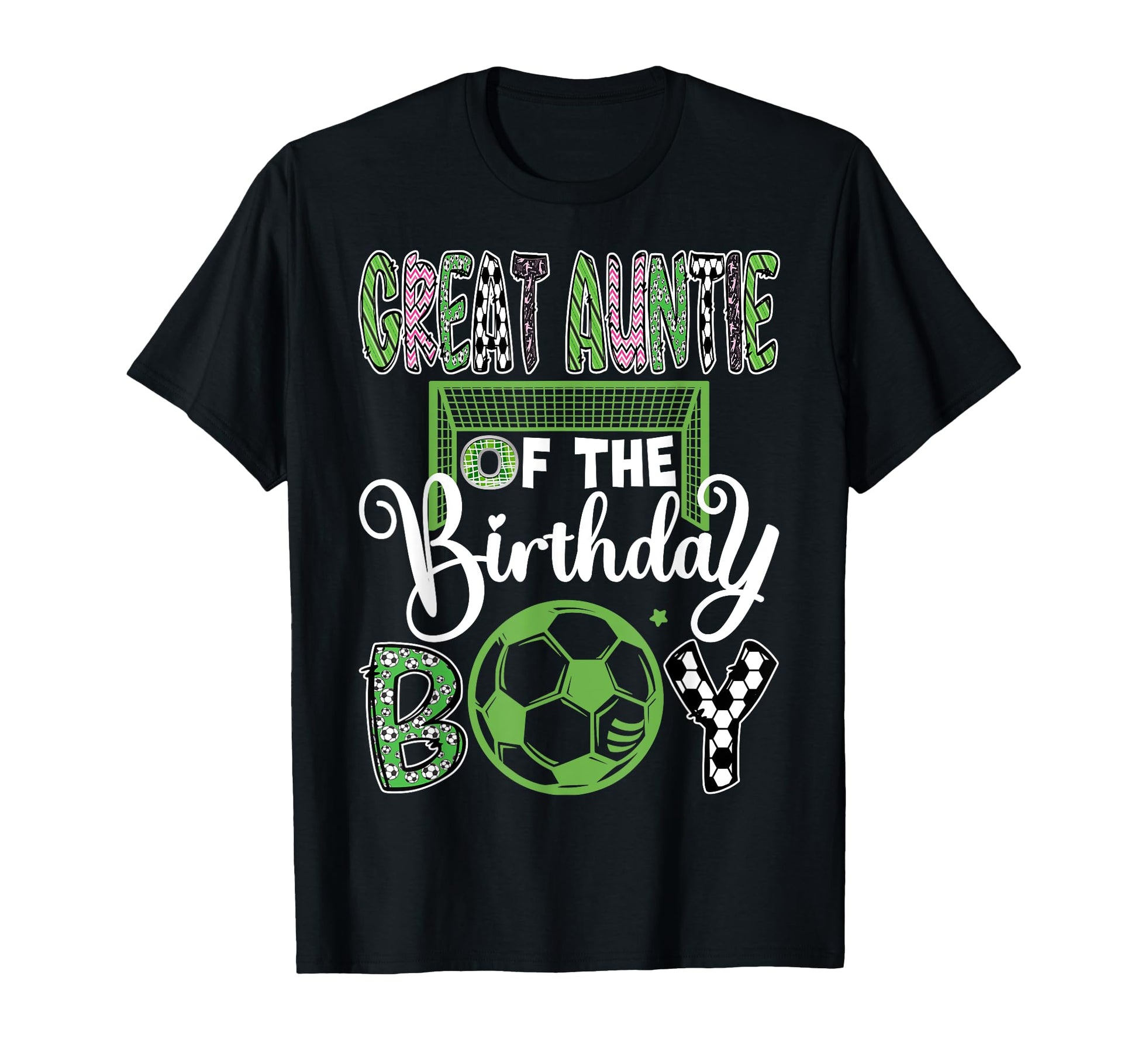 Great Auntie Birthday Soccer Player T-Shirt - Unique Graphic Unisex - T-Shirt, Sweatshirt, Hoodie
