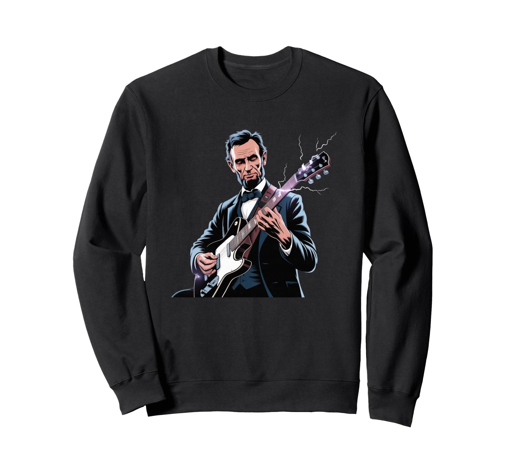 President Abraham Lincoln Playing Sweatshirt - Streetwear Style Unisex - T-Shirt, Sweatshirt, Hoodie