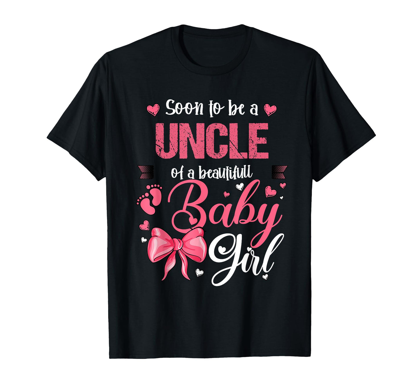 Soon To Be Uncle Beautiful Gender T-Shirt - Aesthetic Graphic for Adults - T-Shirt, Sweatshirt, Hoodie