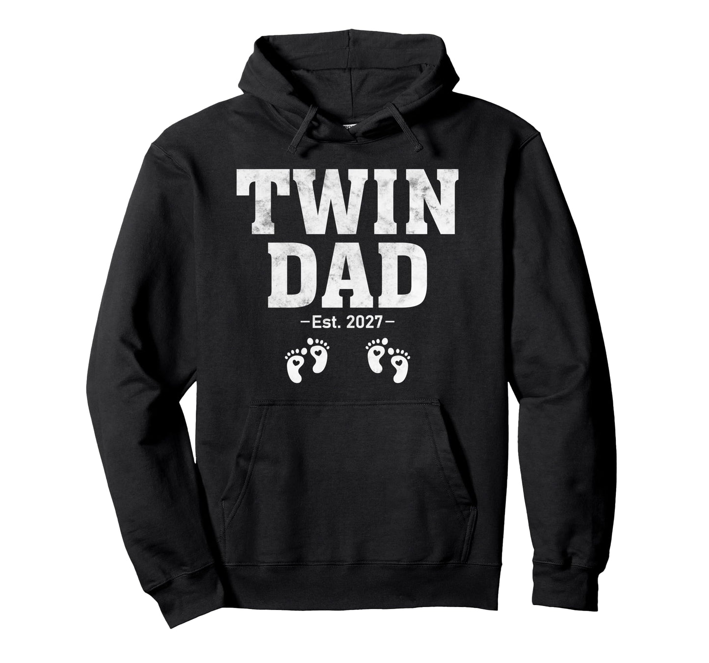 Twin Dad Est 2027 Loading New Dad Hoodie - Custom Art Print Men Women - T-Shirt, Sweatshirt, Hoodie