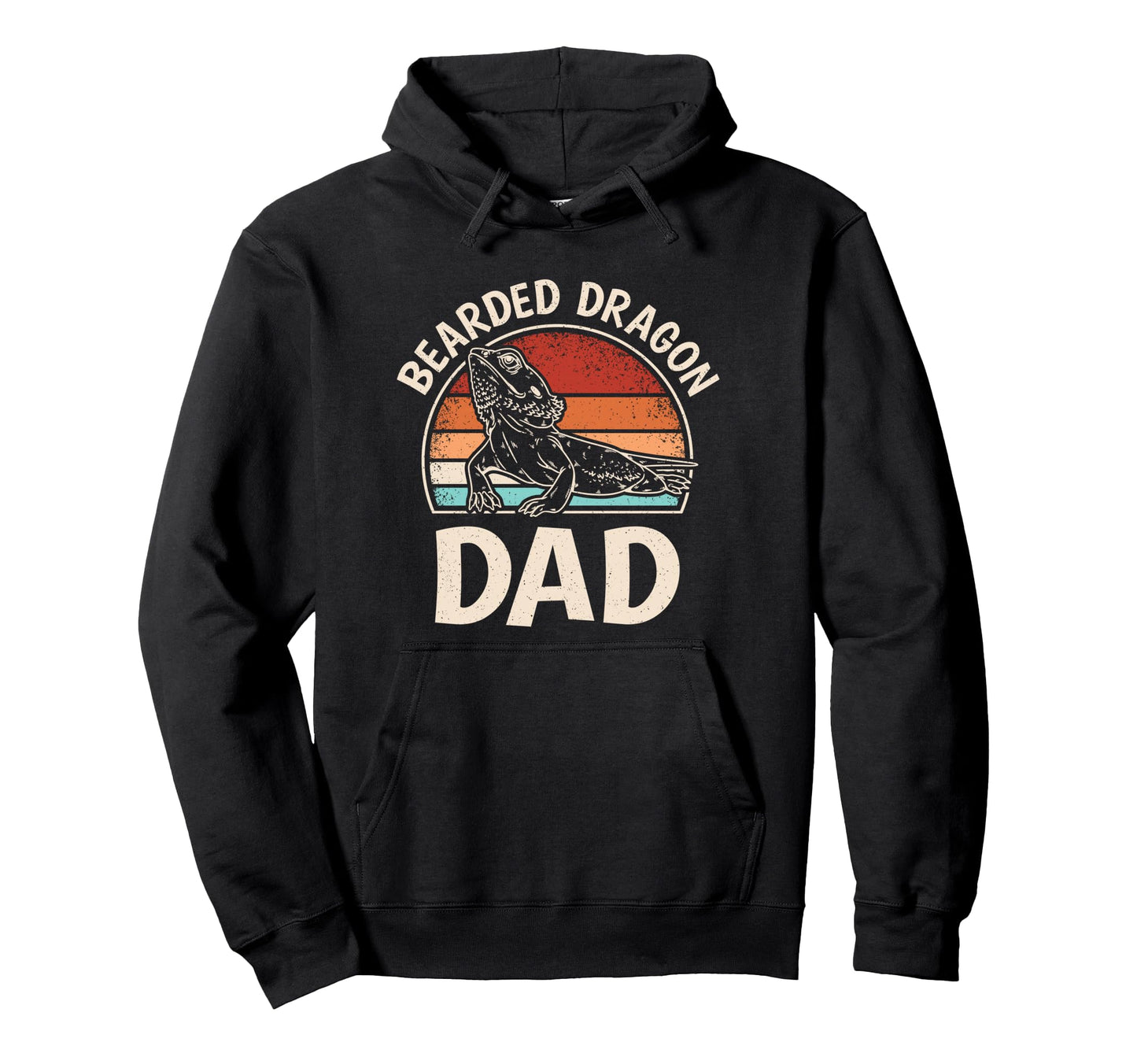 Bearded Dragon Dad Funny Reptile Lizard Hoodie - Trendy Graphic Unisex - T-Shirt, Sweatshirt, Hoodie