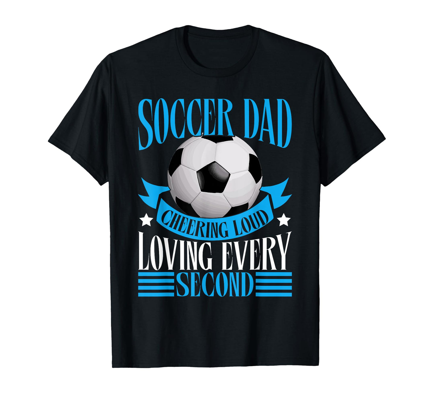 Cheering Loud Loving Every Second Soccer T-Shirt - Minimalist Print Unisex - T-Shirt, Sweatshirt, Hoodie