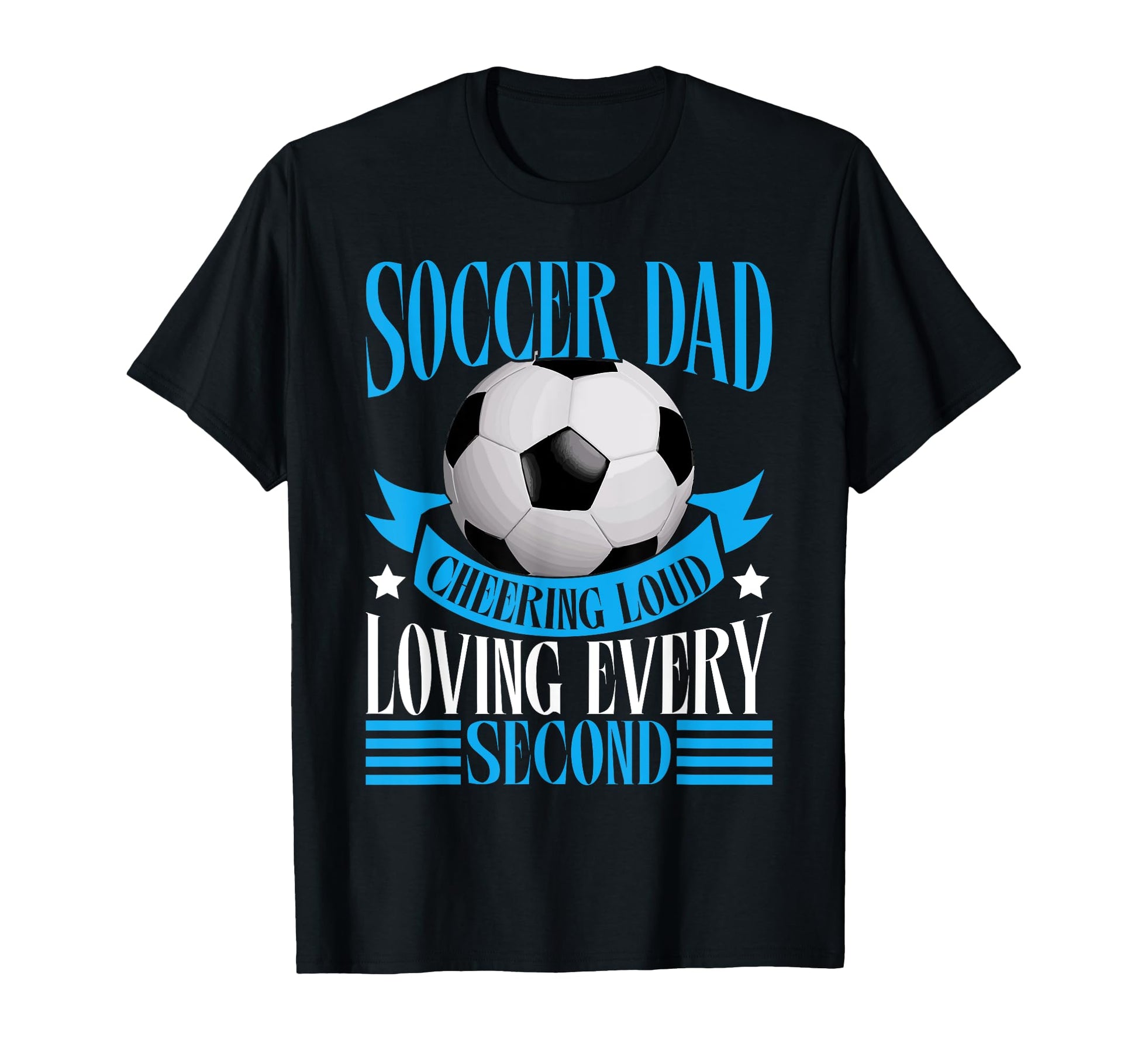 Cheering Loud Loving Every Second Soccer T-Shirt - Minimalist Print Unisex - T-Shirt, Sweatshirt, Hoodie