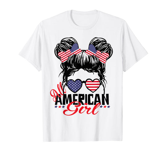 All American Funny Independence 4Th July T-Shirt - Custom Art Print Unisex - T-Shirt, Sweatshirt, Hoodie