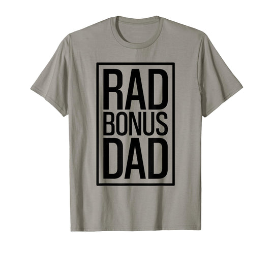 Awesome Bonus Dads Bonus Fathers Step T-Shirt - Minimalist Print Unisex - T-Shirt, Sweatshirt, Hoodie