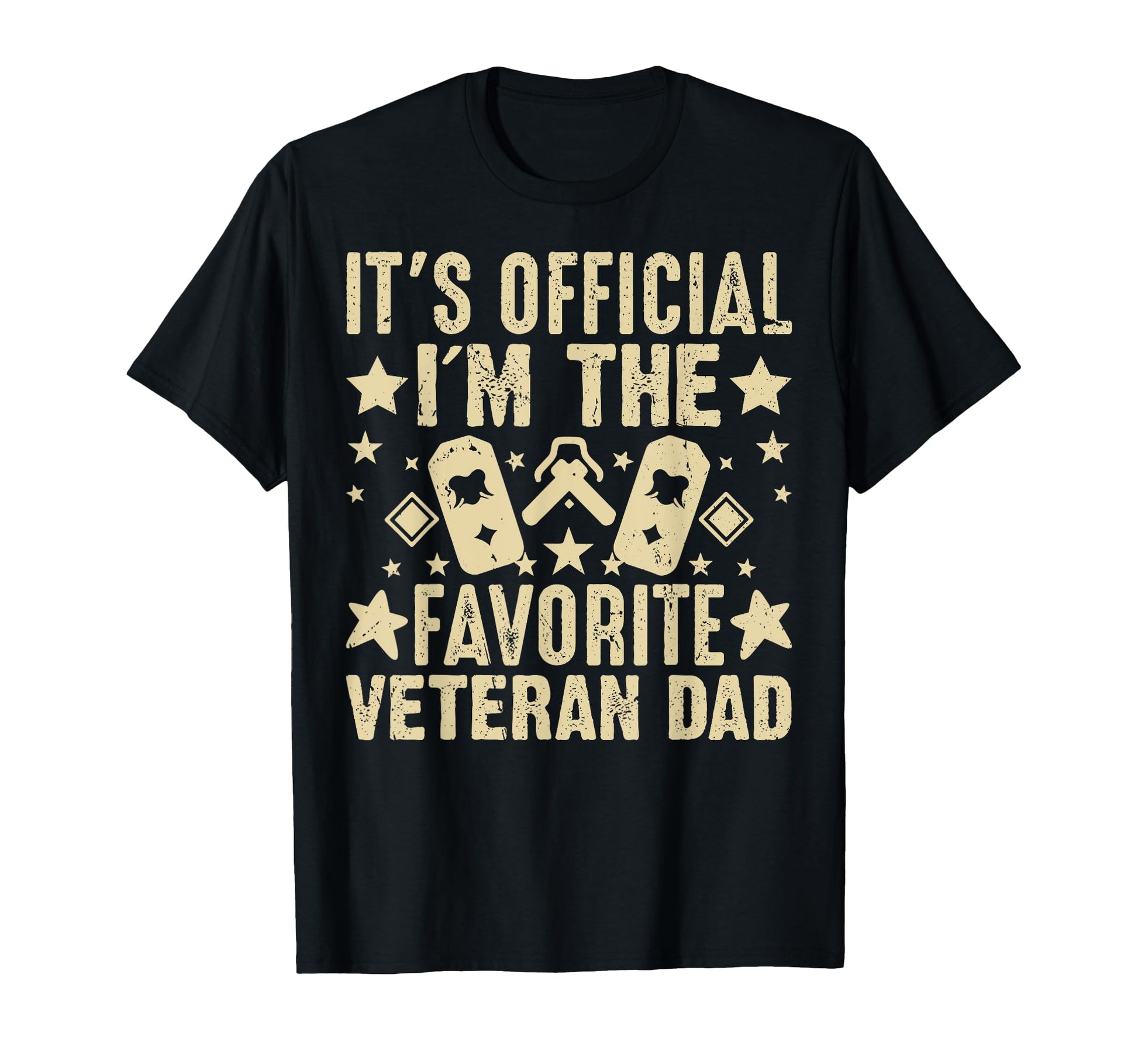 Its Im Favorite Veteran Dad T-Shirt - Graphic Print Men Women - T-Shirt, Sweatshirt, Hoodie