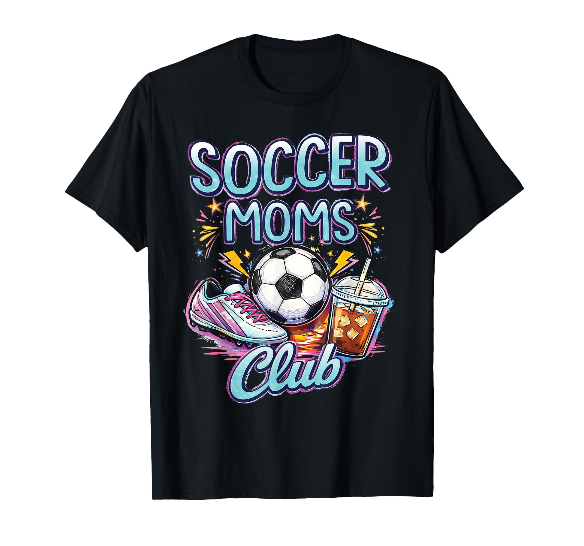 Soccer Moms Club Sports Mom Mothers Day T-Shirt - Trendy Graphic Unisex - T-Shirt, Sweatshirt, Hoodie