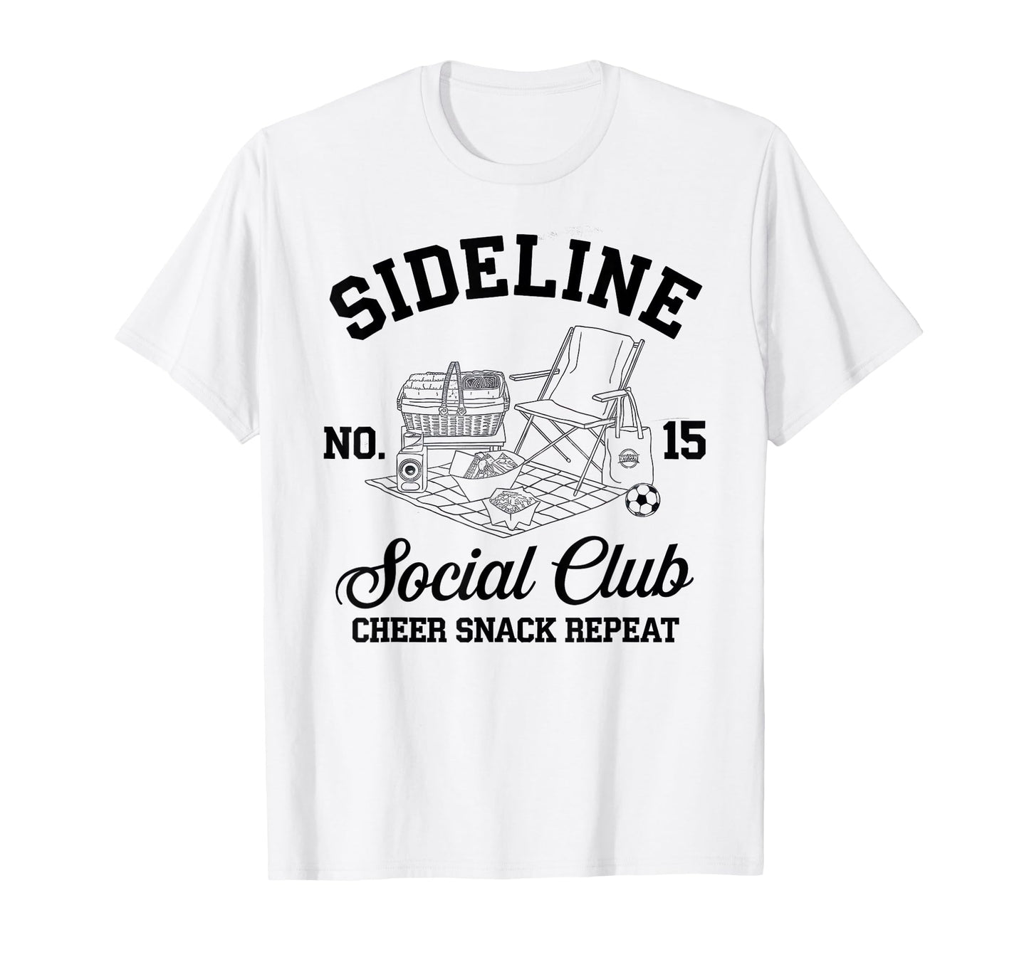 Sideline Social Club Soccer Mom Game Day T-Shirt - Streetwear Style Unisex - T-Shirt, Sweatshirt, Hoodie