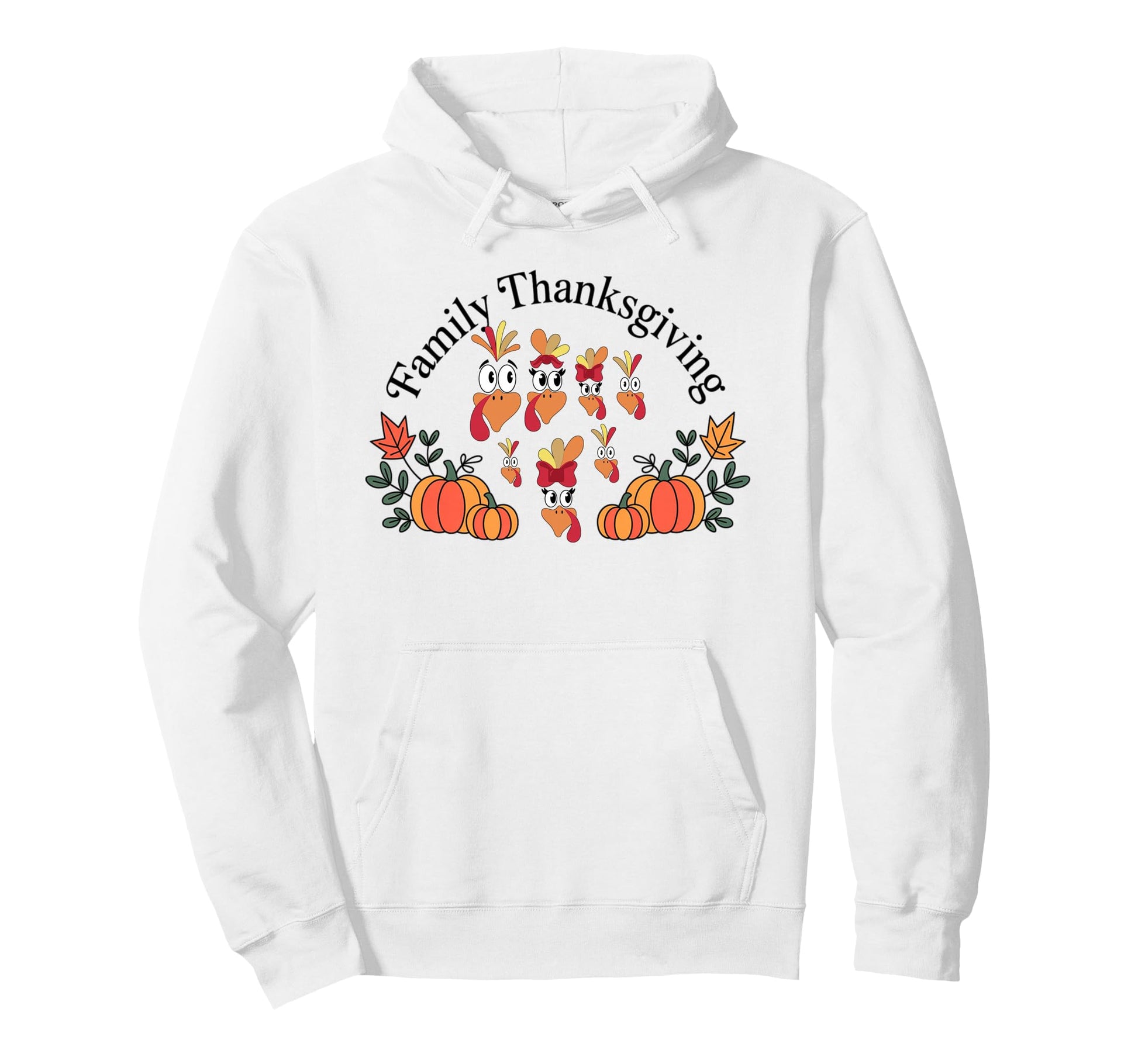 Turkey Family 7 Couple Mom Dad Children Hoodie - Streetwear Style Men Women - T-Shirt, Sweatshirt, Hoodie