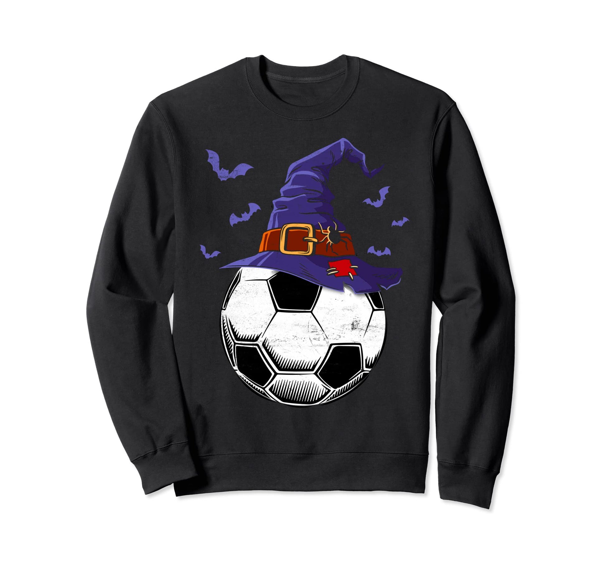 Witch Soccer Lover Halloween Sweatshirt - Minimalist Print for Adults - T-Shirt, Sweatshirt, Hoodie