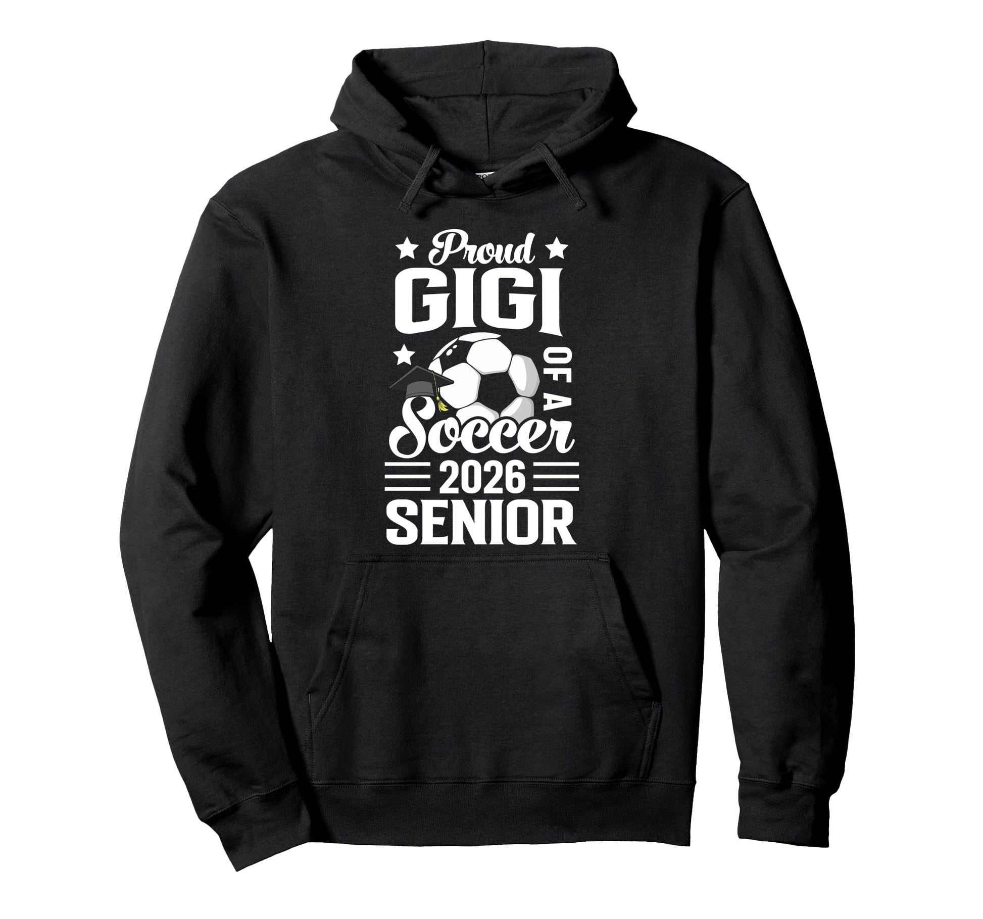 Proud Gigi Soccer Senior 2026 Hoodie - Minimalist Print Men Women - T-Shirt, Sweatshirt, Hoodie