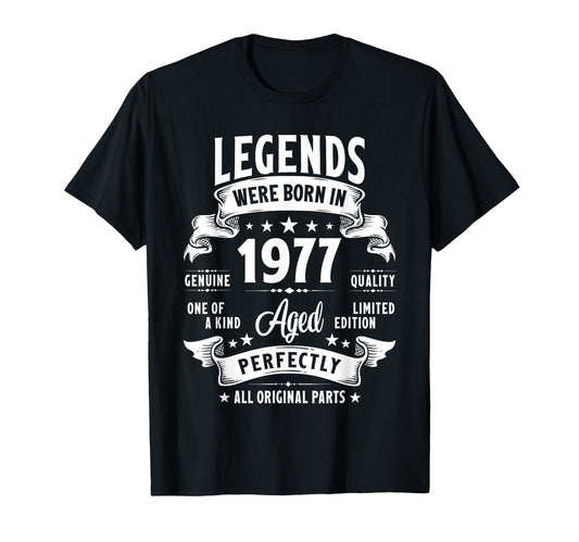 1977 48 Year Old Gifts 48Th Birthday T-Shirt - Unique Graphic Men Women - T-Shirt, Sweatshirt, Hoodie