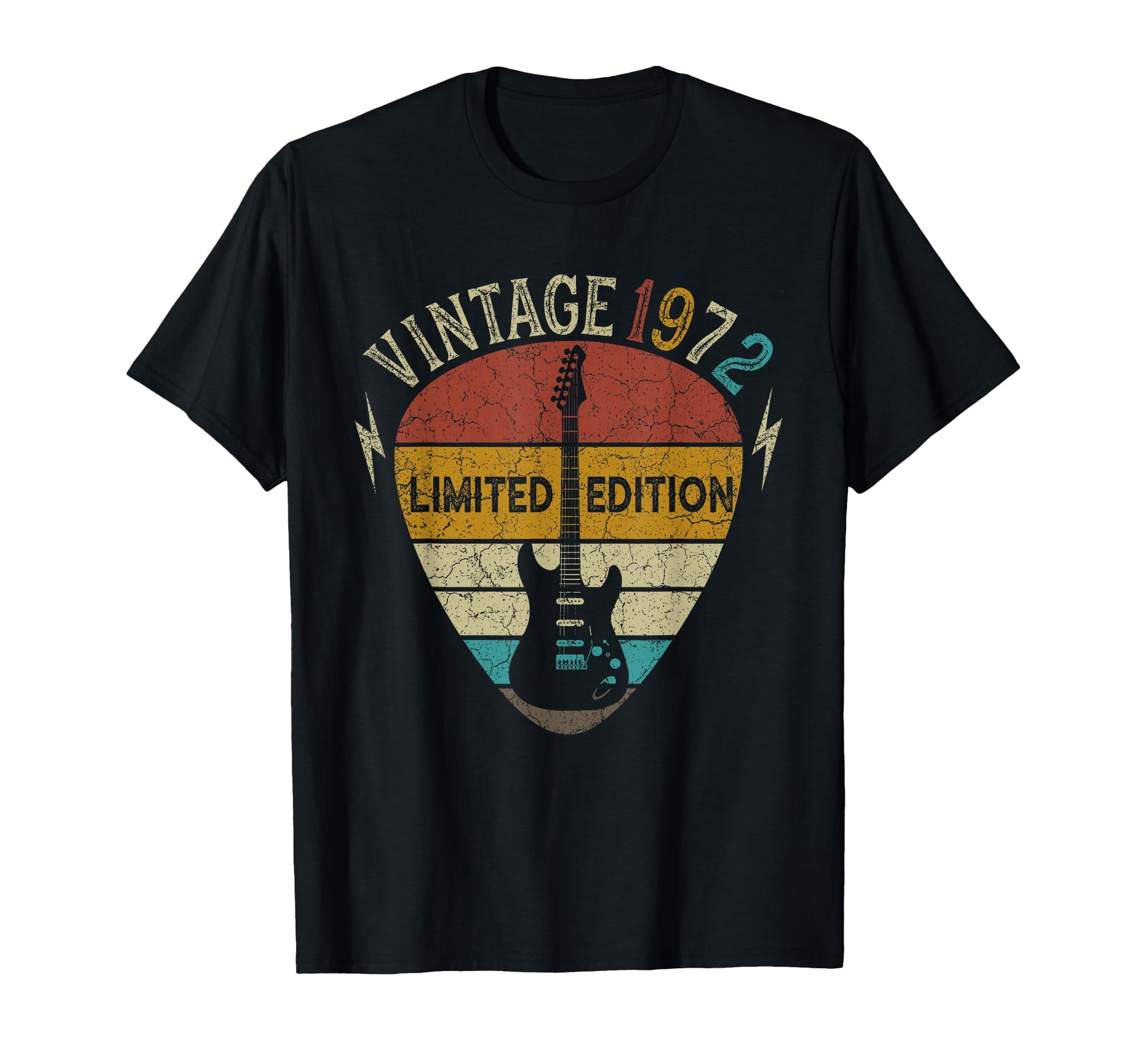 Guitar Lover 50 Years Old Gift 1972 50Th T-Shirt - Unique Graphic Unisex - T-Shirt, Sweatshirt, Hoodie