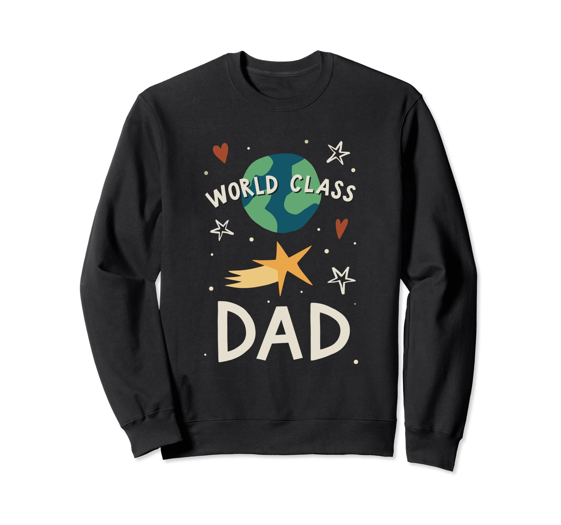 World Class Dad Sweatshirt - Aesthetic Graphic for Adults - T-Shirt, Sweatshirt, Hoodie