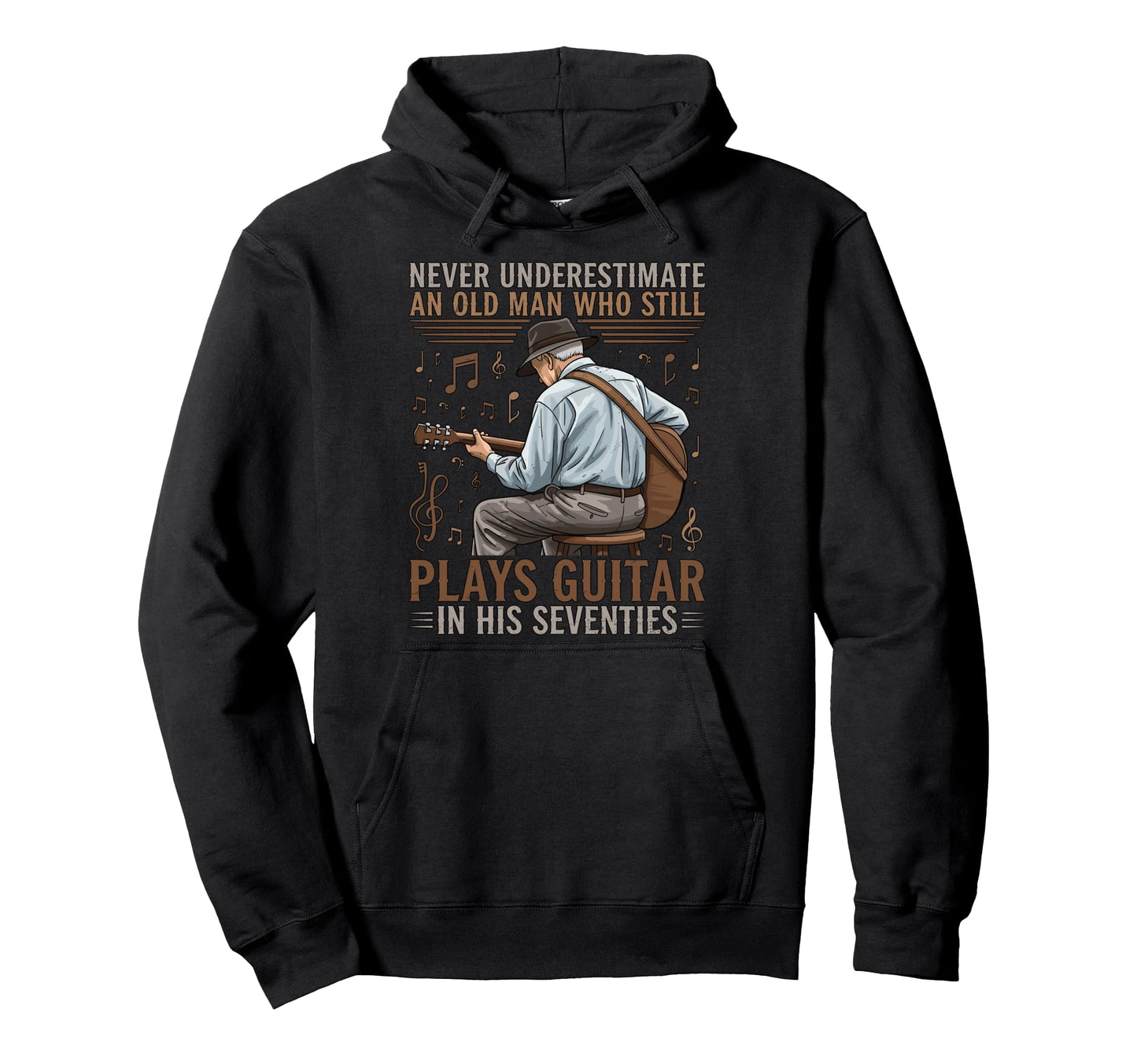 Never Underestimate Old Who Plays Hoodie - Trendy Graphic for Adults - T-Shirt, Sweatshirt, Hoodie