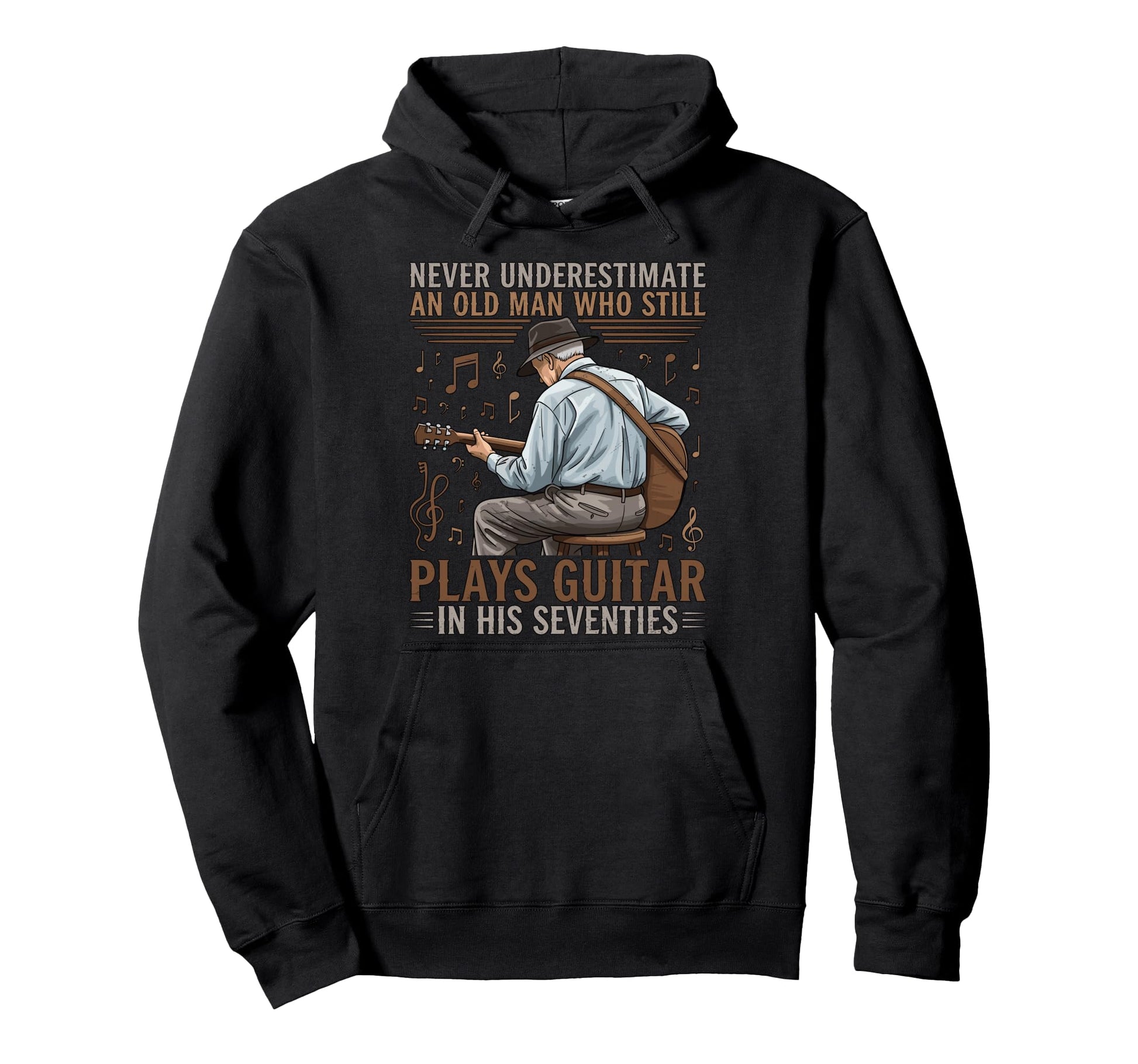 Never Underestimate Old Who Plays Hoodie - Trendy Graphic for Adults - T-Shirt, Sweatshirt, Hoodie