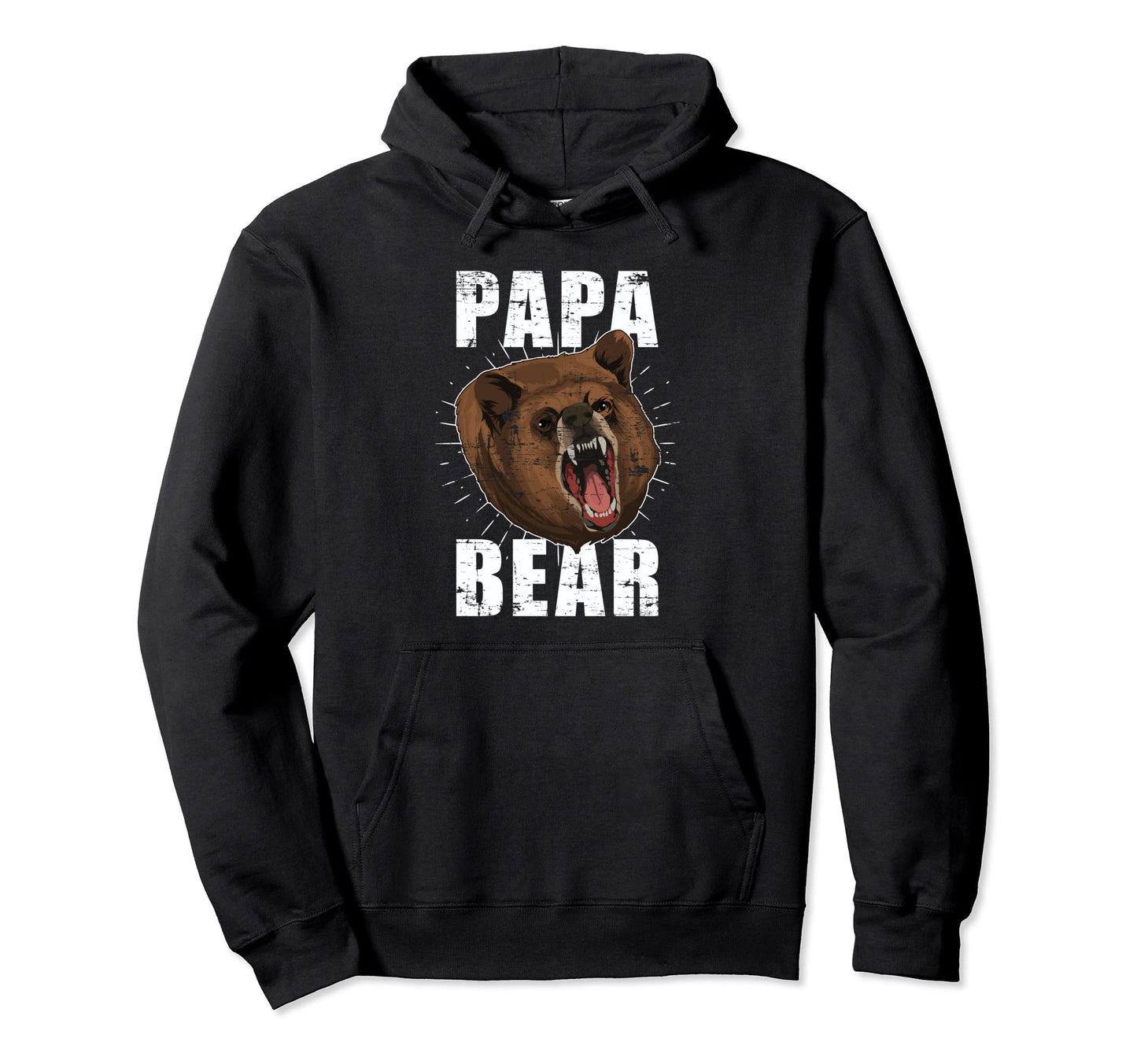 Bear Animal Daddy Bear Family Dad Papa Bear Hoodie - Unique Graphic Unisex - T-Shirt, Sweatshirt, Hoodie