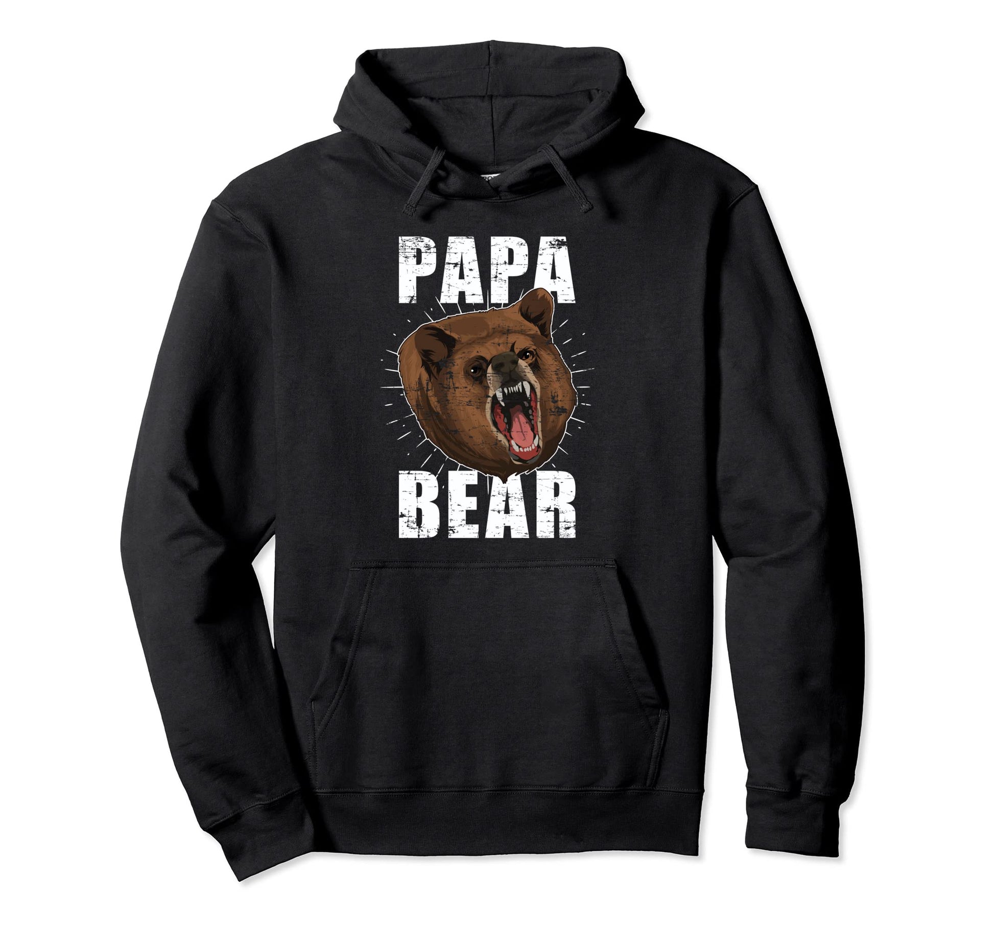 Bear Animal Daddy Bear Family Dad Papa Bear Hoodie - Unique Graphic Unisex - T-Shirt, Sweatshirt, Hoodie