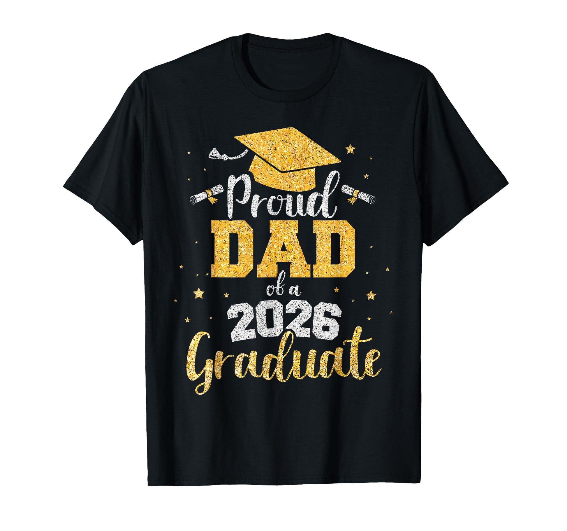 Proud Dad 2026 Graduate Senior Class T-Shirt - Custom Art Print Unisex - T-Shirt, Sweatshirt, Hoodie