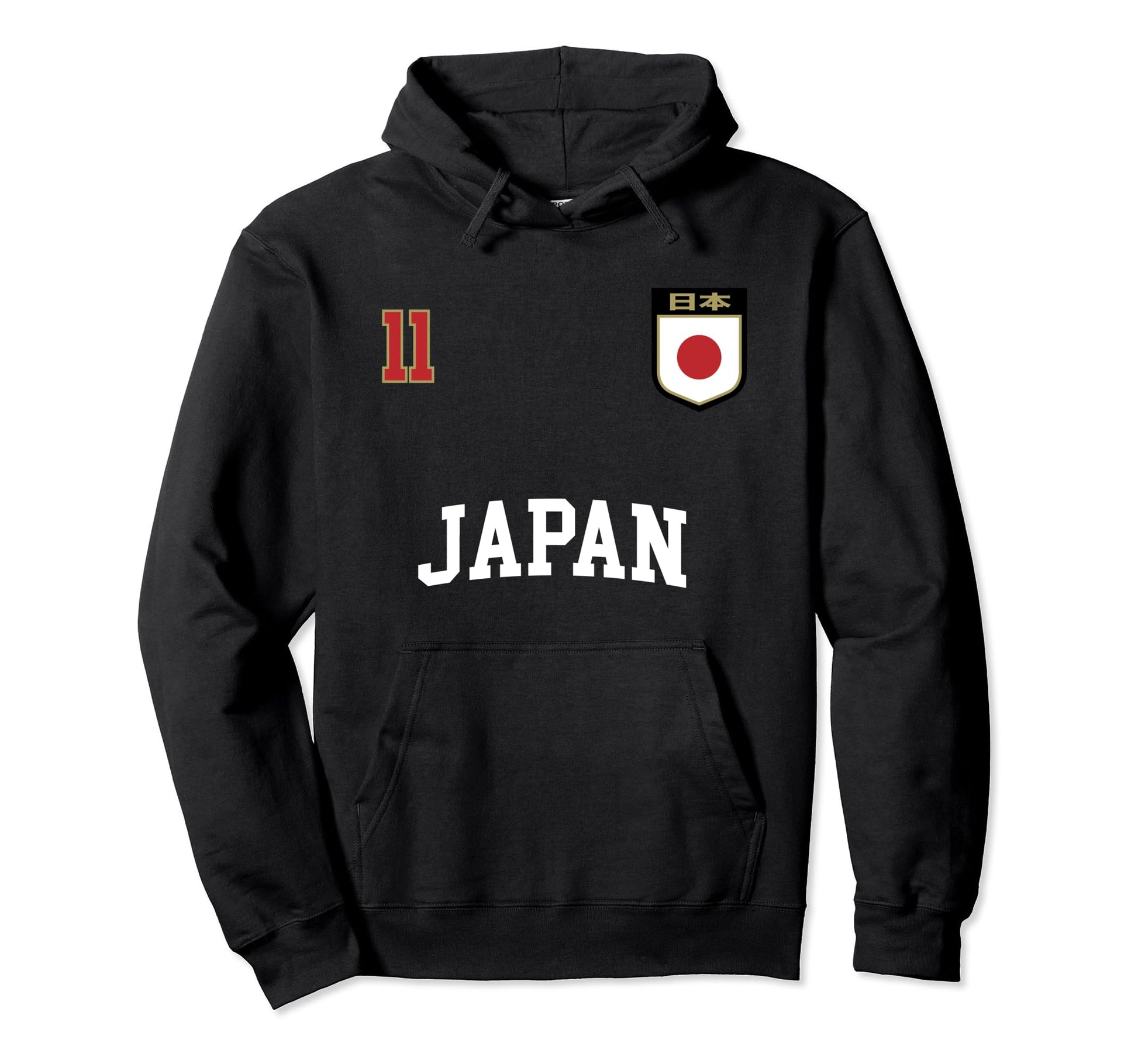 Japan Team Sports Number 11 Soccer Hoodie - Aesthetic Graphic for Adults - T-Shirt, Sweatshirt, Hoodie