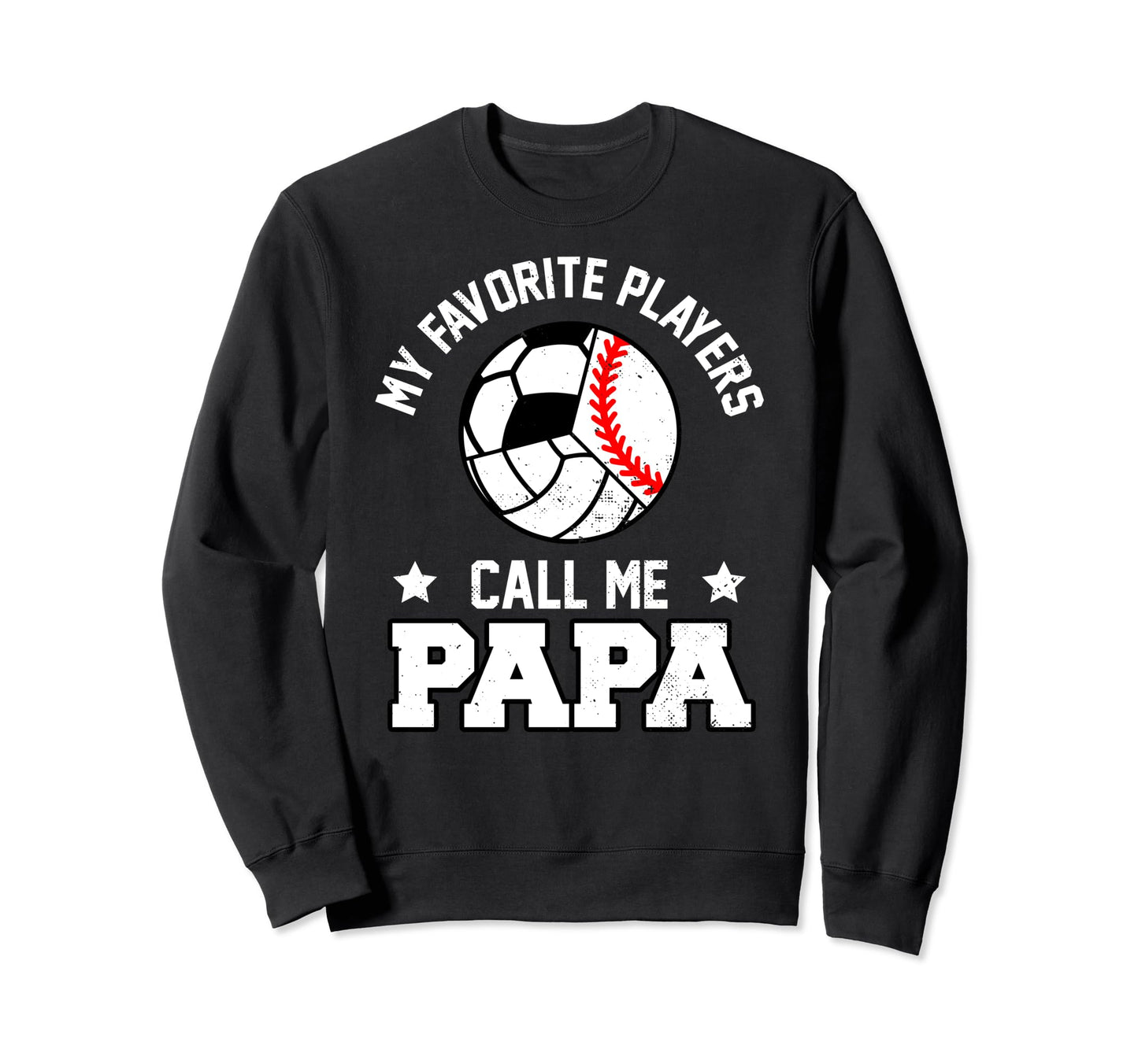 My Favorites Baseball Volleyball Sweatshirt - Novelty Apparel for Adults - T-Shirt, Sweatshirt, Hoodie