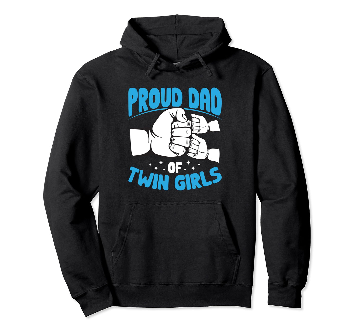 Proud Dad Twin Father Two Twin Dad Hoodie - Custom Art Print Unisex - T-Shirt, Sweatshirt, Hoodie