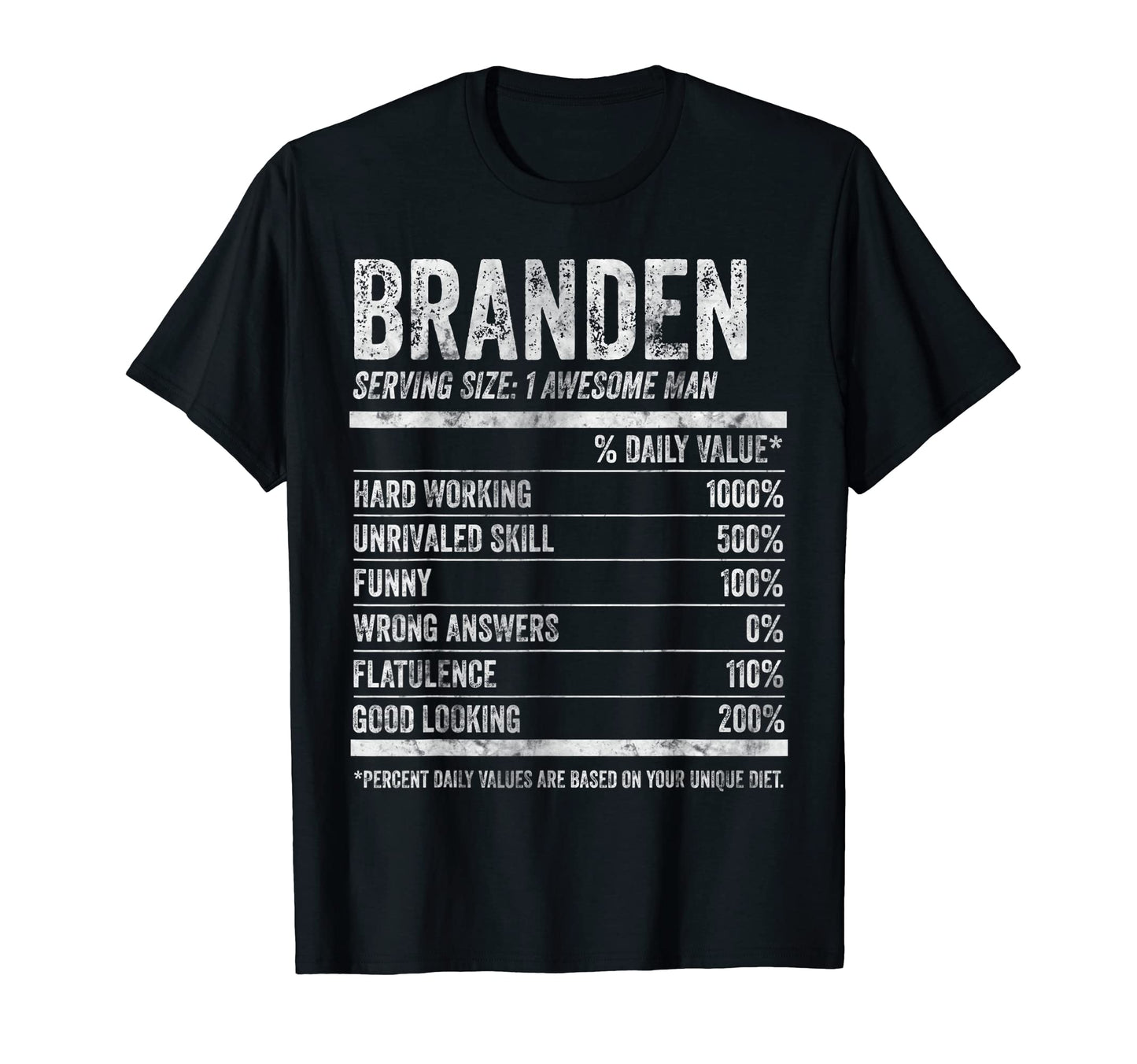 Branden Nutrition Personalized Name T-Shirt - Aesthetic Graphic for Adults - T-Shirt, Sweatshirt, Hoodie