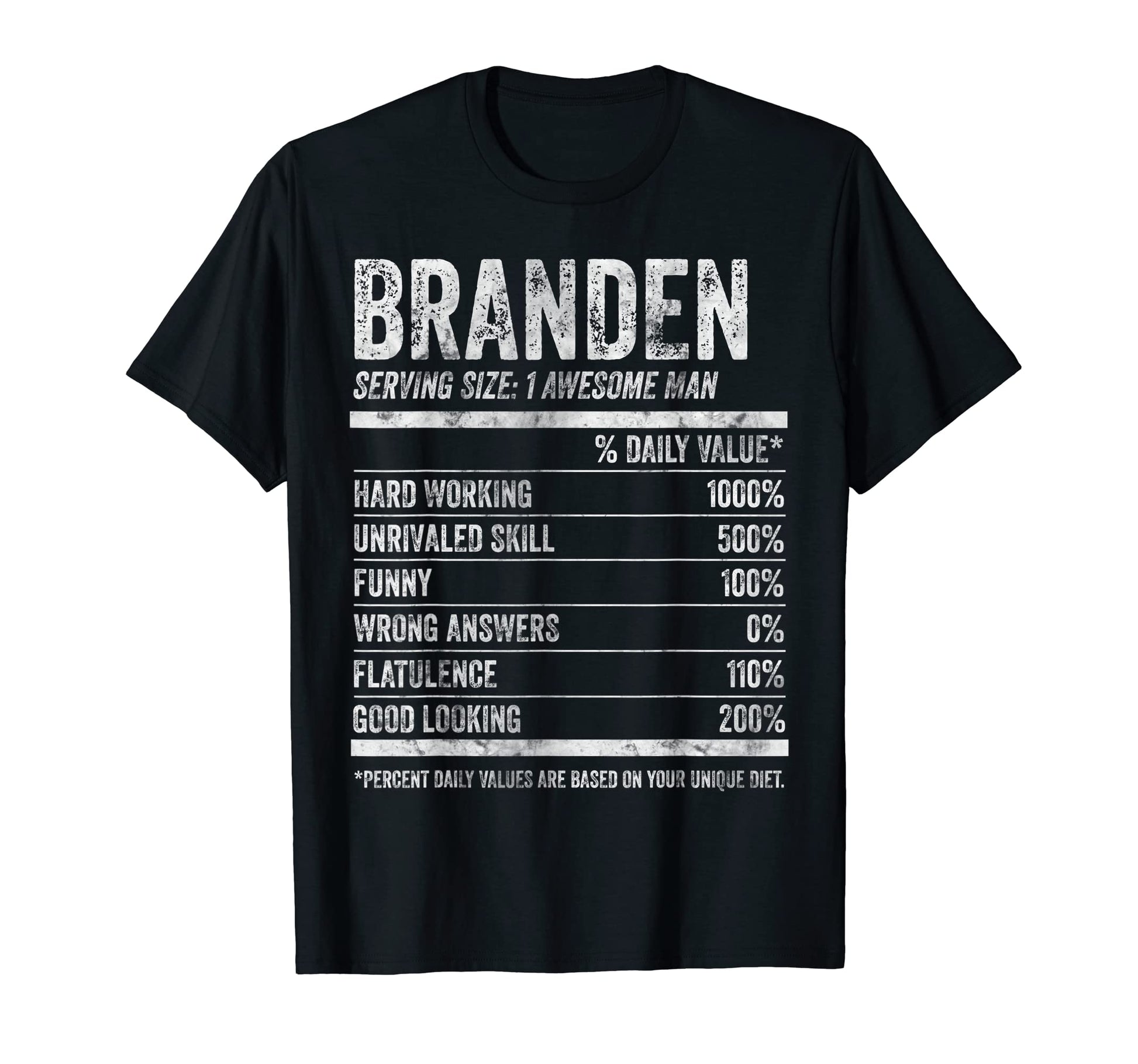 Branden Nutrition Personalized Name T-Shirt - Aesthetic Graphic for Adults - T-Shirt, Sweatshirt, Hoodie
