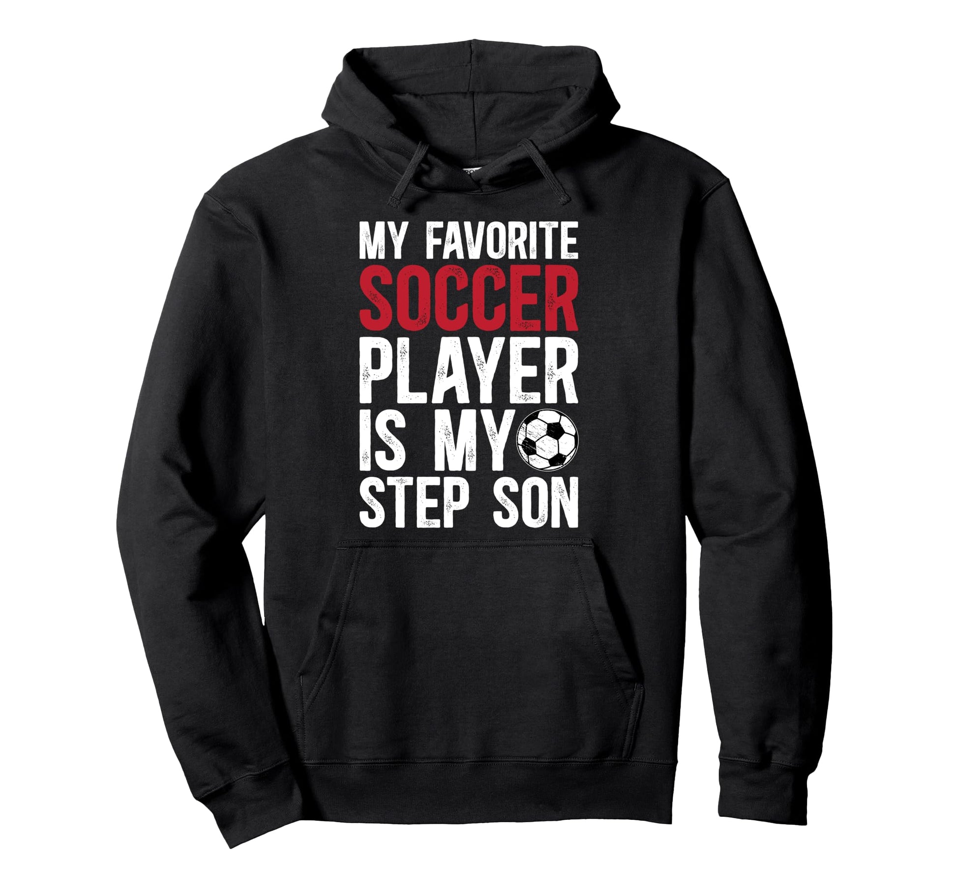 Proud Soccer Step Dad Soccer Player Hoodie - Aesthetic Graphic Unisex - T-Shirt, Sweatshirt, Hoodie