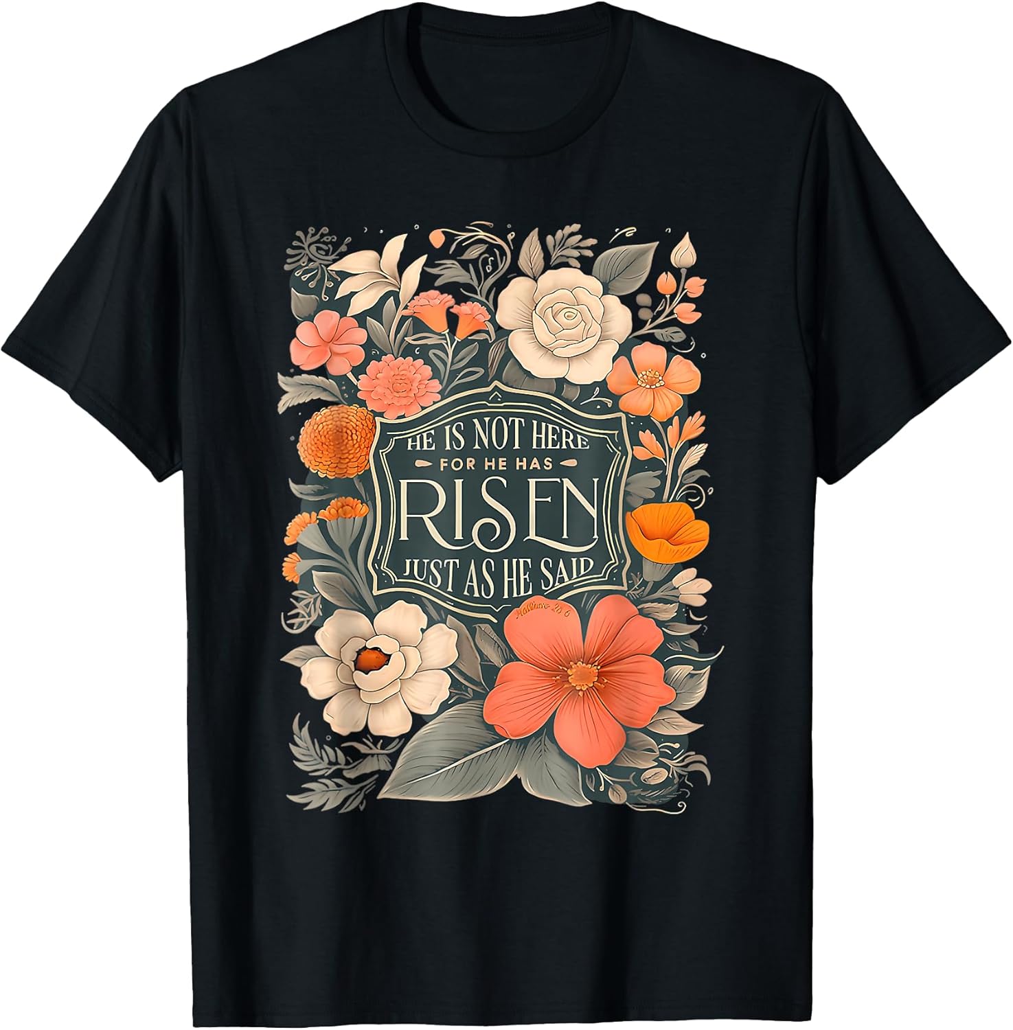 Christian He Is Not Here He Has Risen Unisex T-shirt, Sweatshirt, Hoodie, Long Sleeve Tee - T-Shirt, Sweatshirt, Hoodie