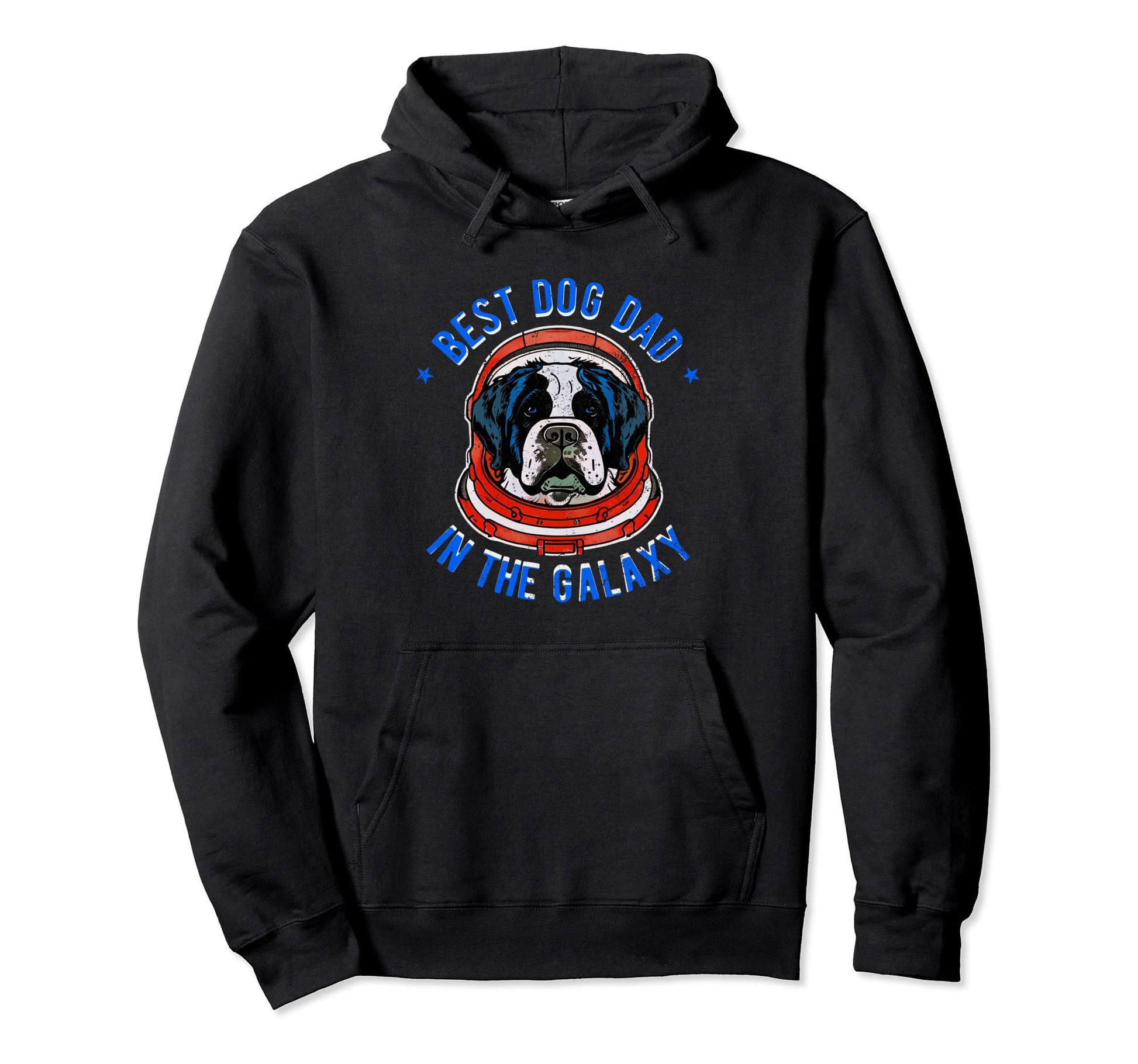 Best Saint Bernard Dog Dad Galaxy Hoodie - Streetwear Style Men Women - T-Shirt, Sweatshirt, Hoodie
