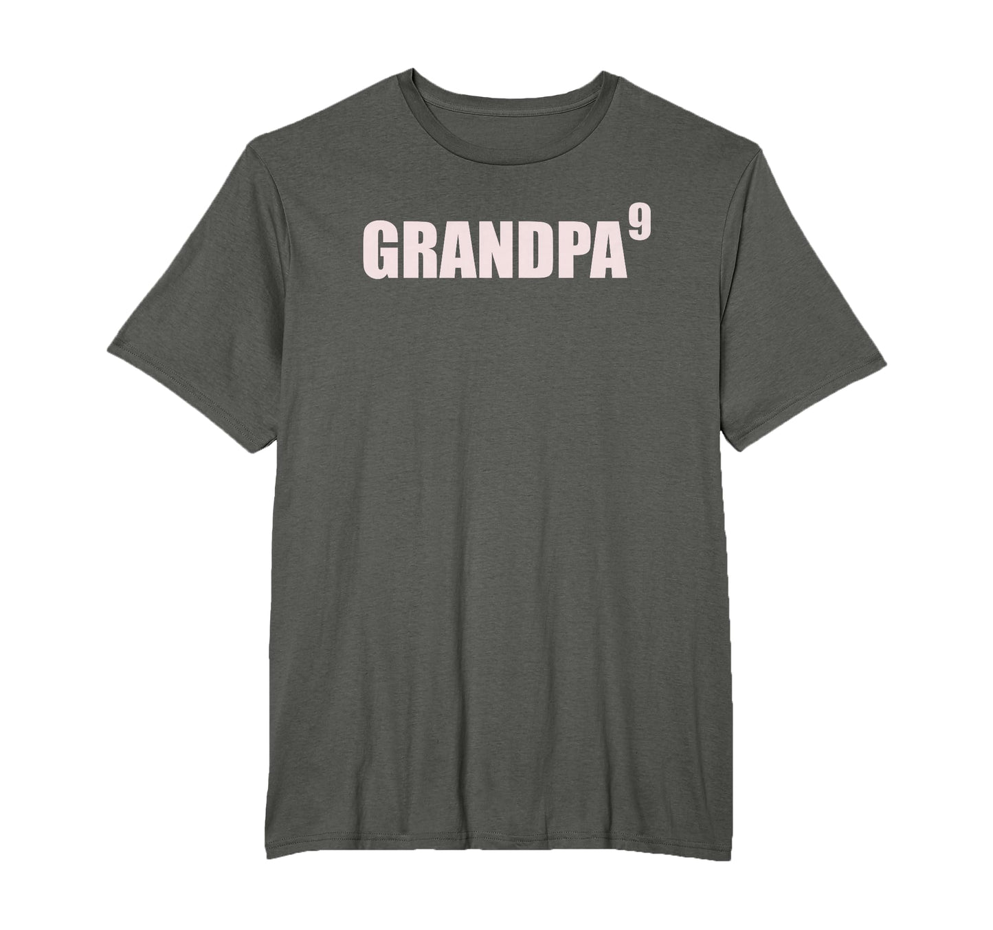 Grandpa 9 Grandkids 9Th Time Cubed T-Shirt - Fun Novelty Design Men Women - T-Shirt, Sweatshirt, Hoodie