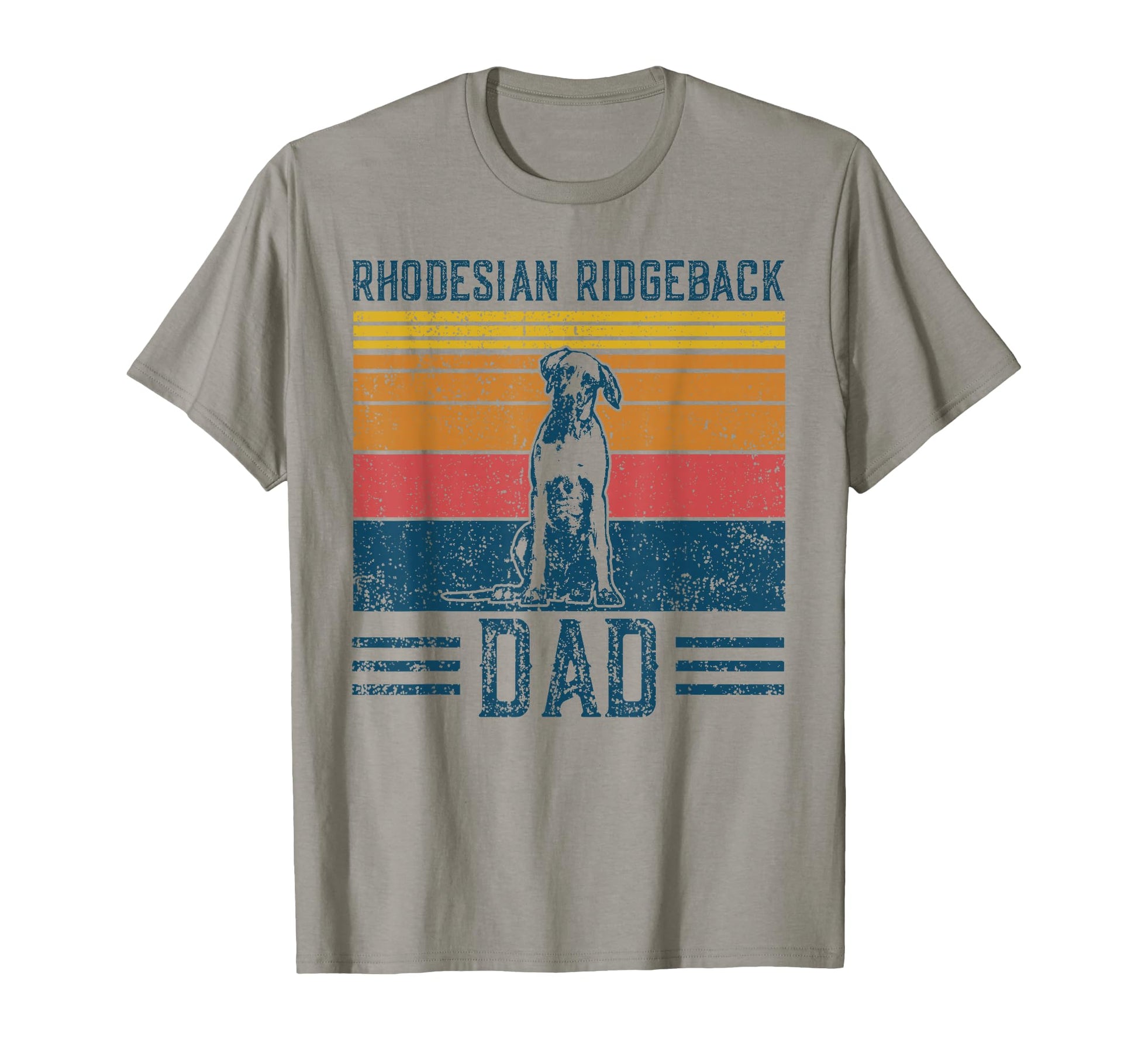 Dog Ridgeback Dad Rhodesian Ridgeback Dad T-Shirt - Minimalist Print Unisex - T-Shirt, Sweatshirt, Hoodie