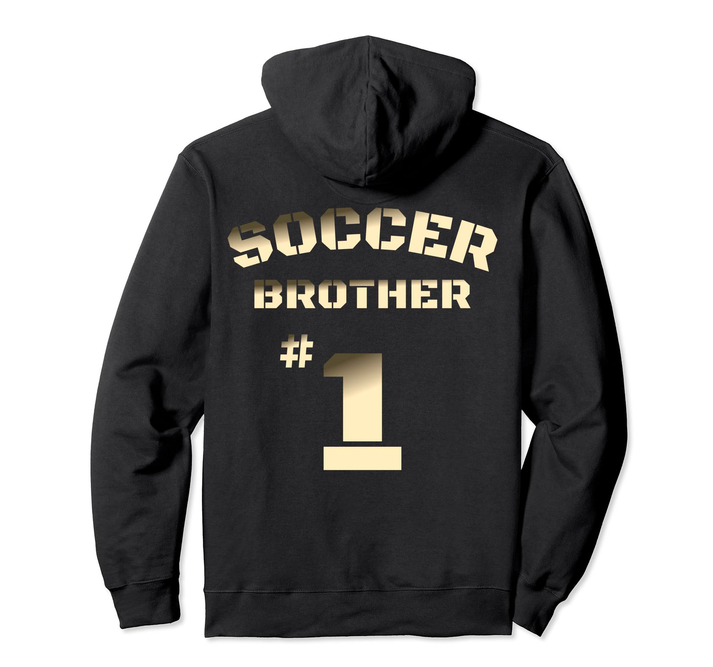 Soccer Brother Hoodie - Minimalist Print Men Women - T-Shirt, Sweatshirt, Hoodie