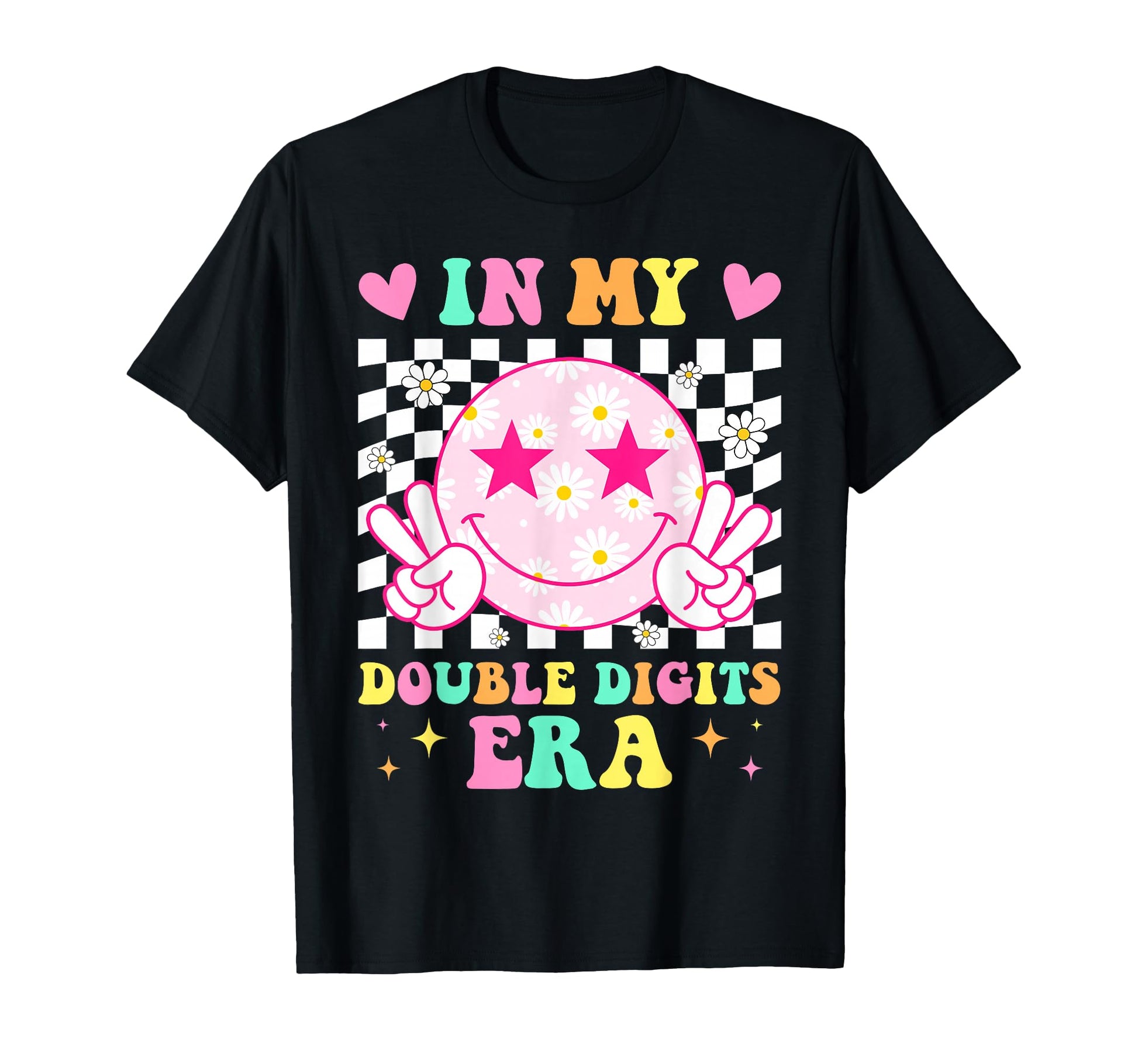 Birthday My Double Digits Era Happy T-Shirt - Aesthetic Graphic for Adults - T-Shirt, Sweatshirt, Hoodie