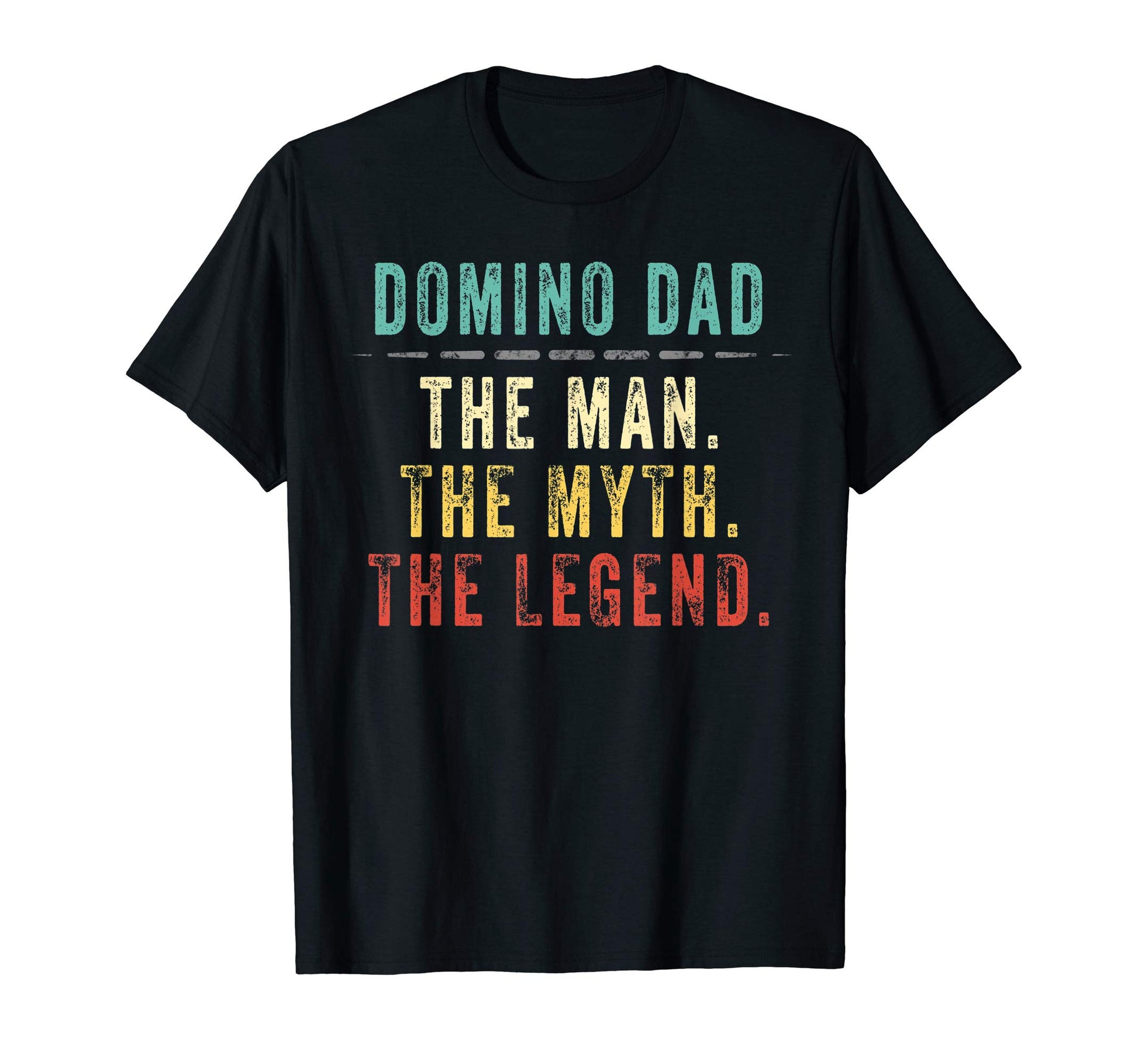 Mens Domino Dad Fathers Day Domino Dad T-Shirt - Custom Art Print Unisex - T-Shirt, Sweatshirt, Hoodie
