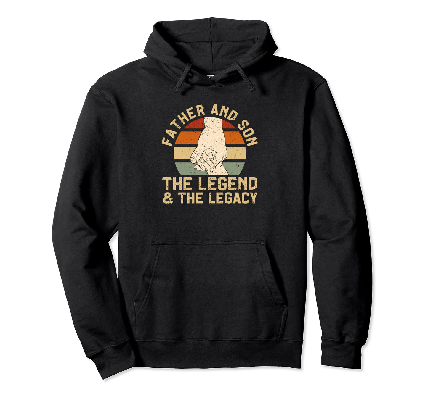 Father And Son Legend Legacy Happy Hoodie - Trendy Graphic for Adults - T-Shirt, Sweatshirt, Hoodie