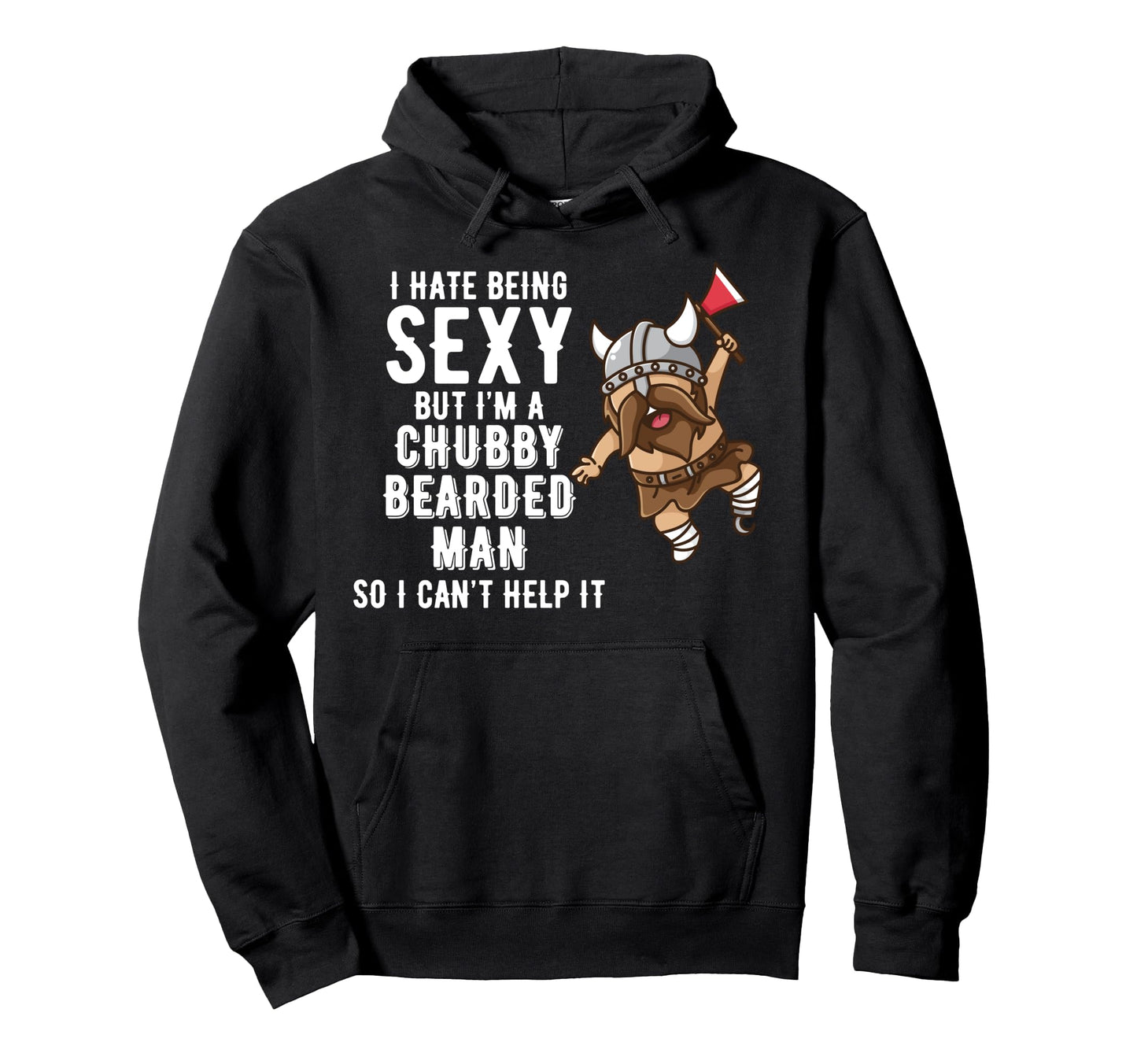 Bearded Dad Funny Beard Facts Chubby Hoodie - Aesthetic Graphic Men Women - T-Shirt, Sweatshirt, Hoodie